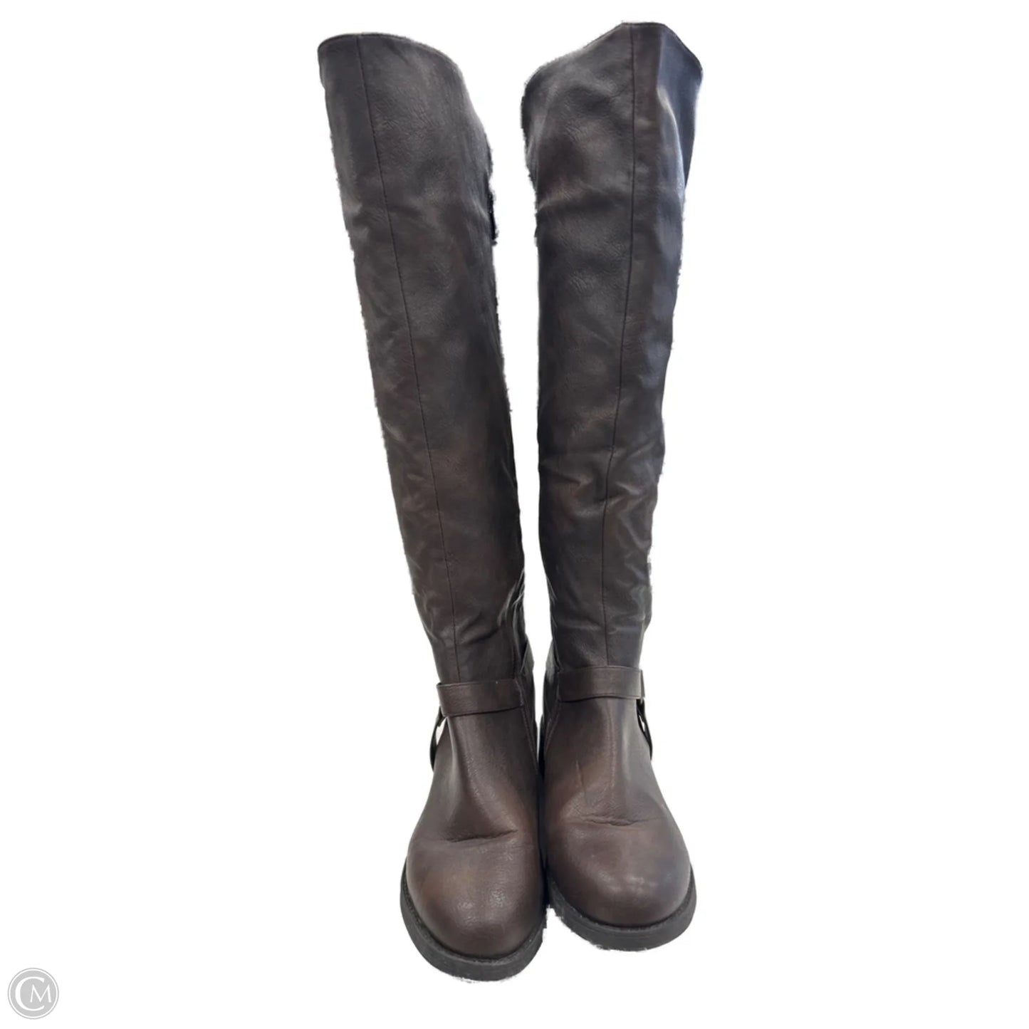 Boots Knee Flats By Dream Pairs In Brown, Size: 8.5