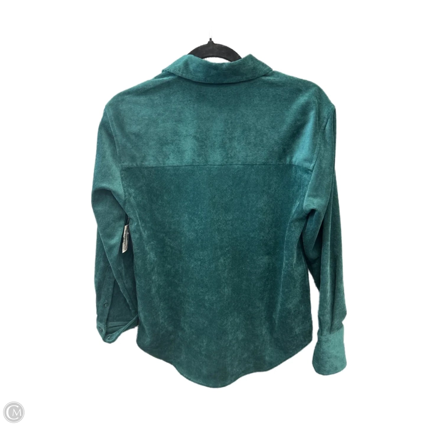 Top Long Sleeve By Zara In Green, Size: Xs