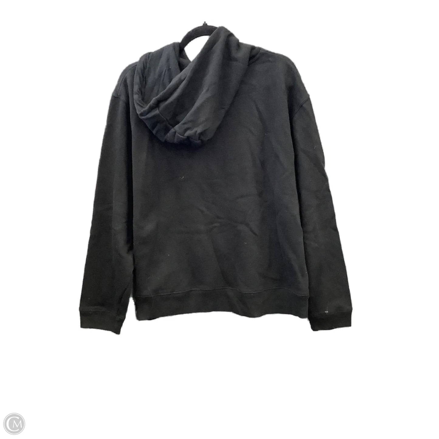 Sweatshirt Hoodie By Clothes Mentor In Black, Size: L