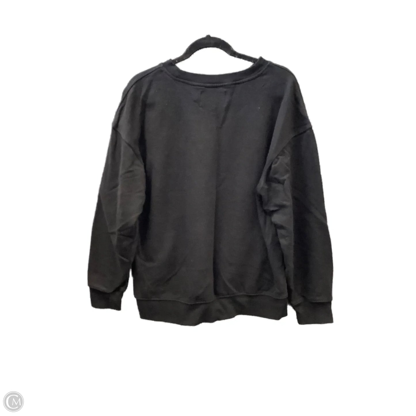 Sweatshirt Crewneck By Calvin Klein In Black, Size: Xl