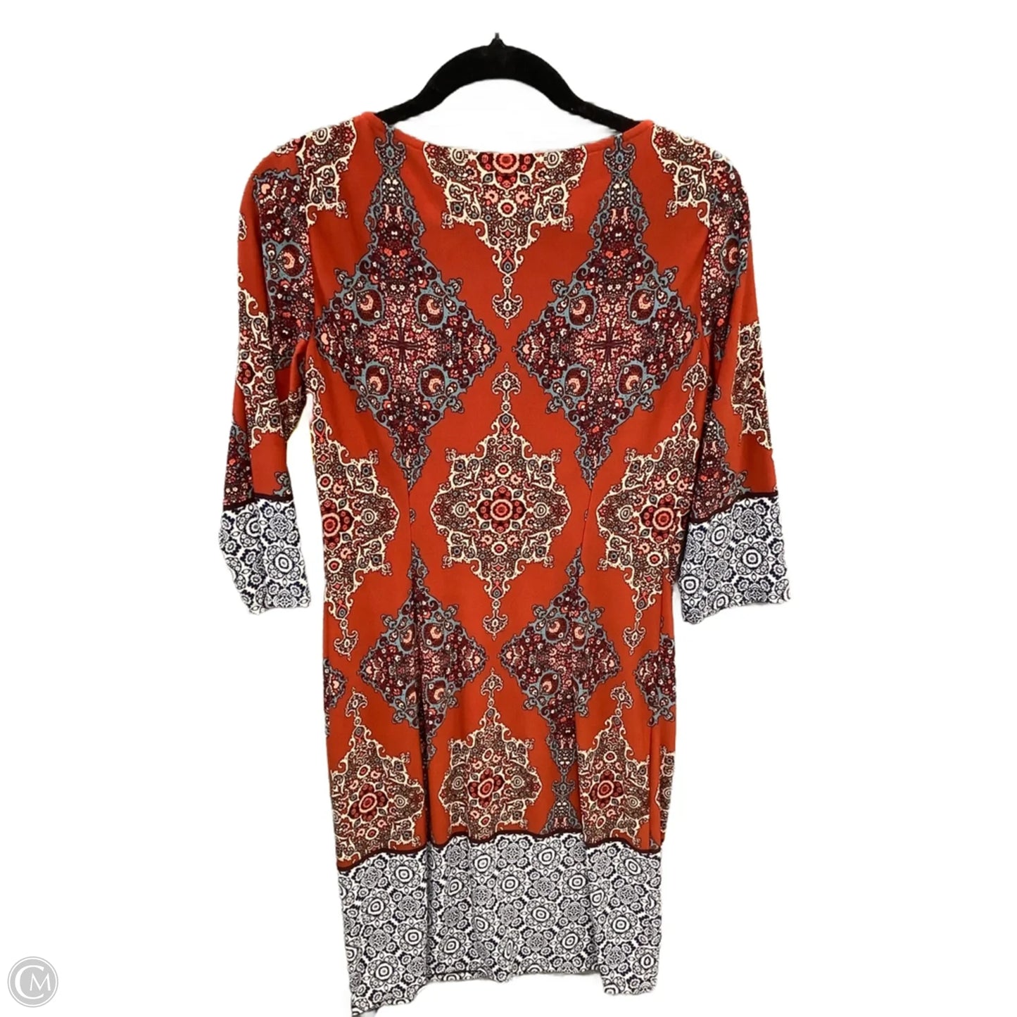 Dress Casual Short By London Times In Orange, Size: S