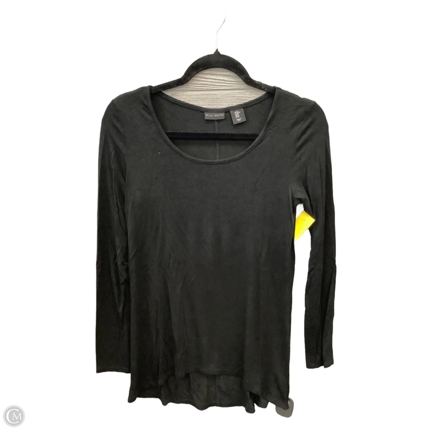 Top Long Sleeve By Willi Smith In Black, Size: Xs