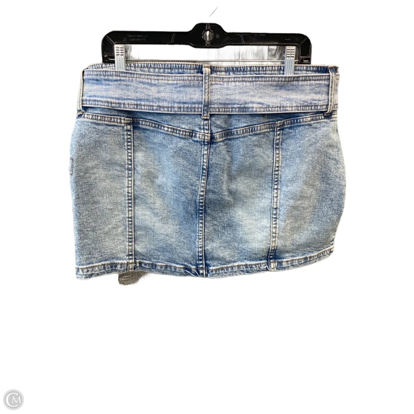 Skirt Mini & Short By Wild Fable In Blue Denim, Size: 12