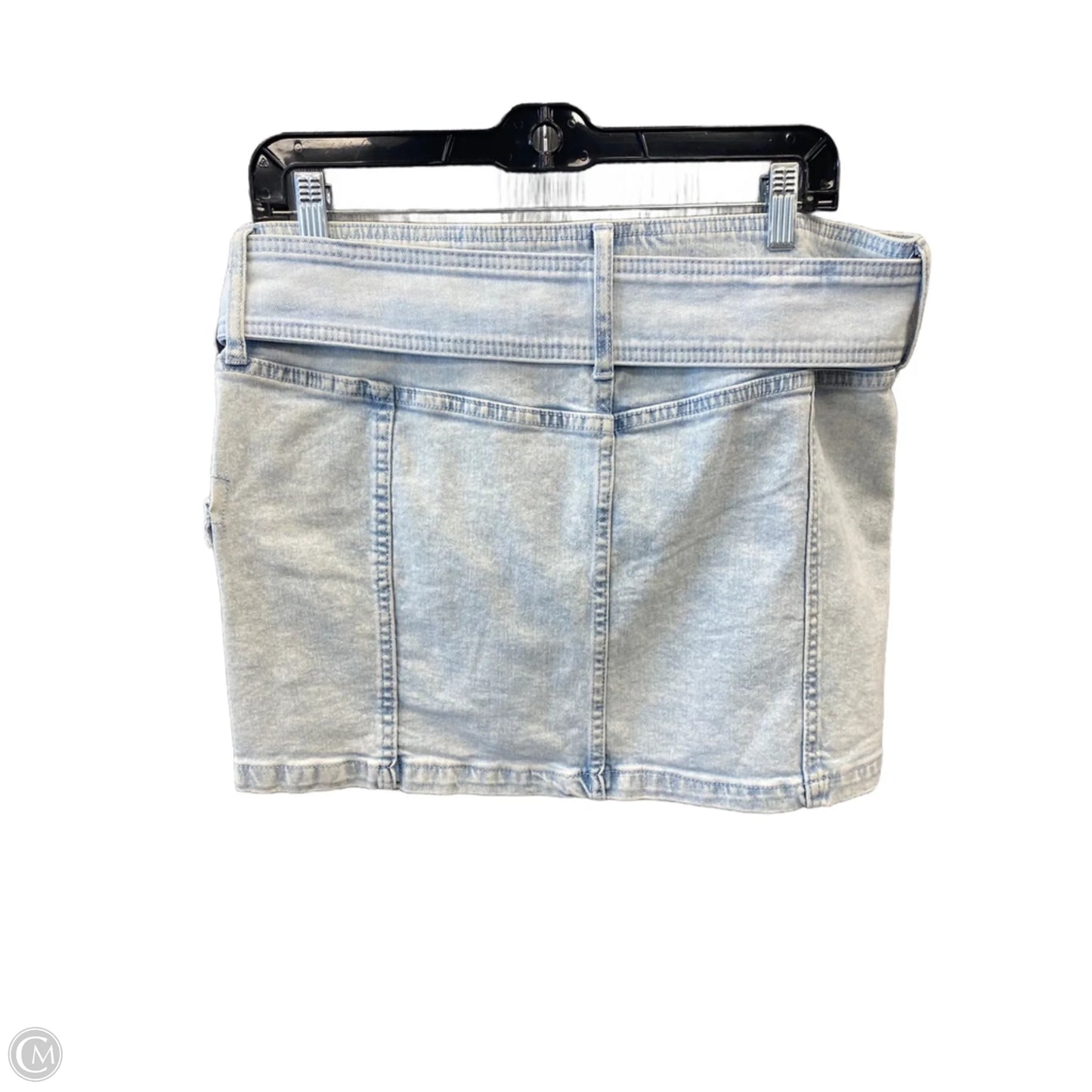 Skirt Mini & Short By Wild Fable In Blue Denim, Size: 12