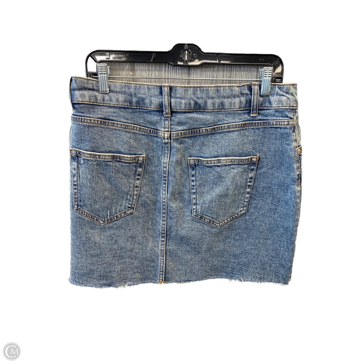 Skirt Mini & Short By Wild Fable In Blue Denim, Size: 12