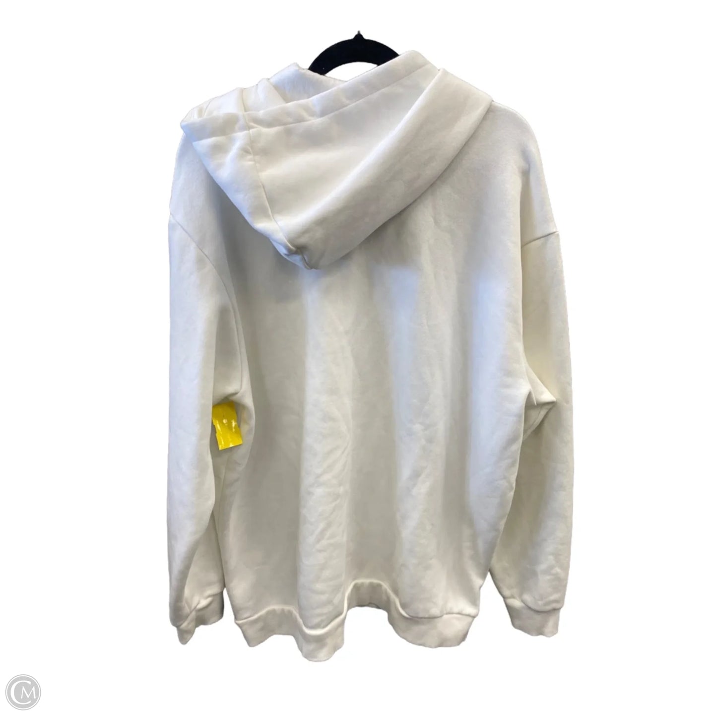 Sweatshirt Hoodie By Adidas In White, Size: Xl