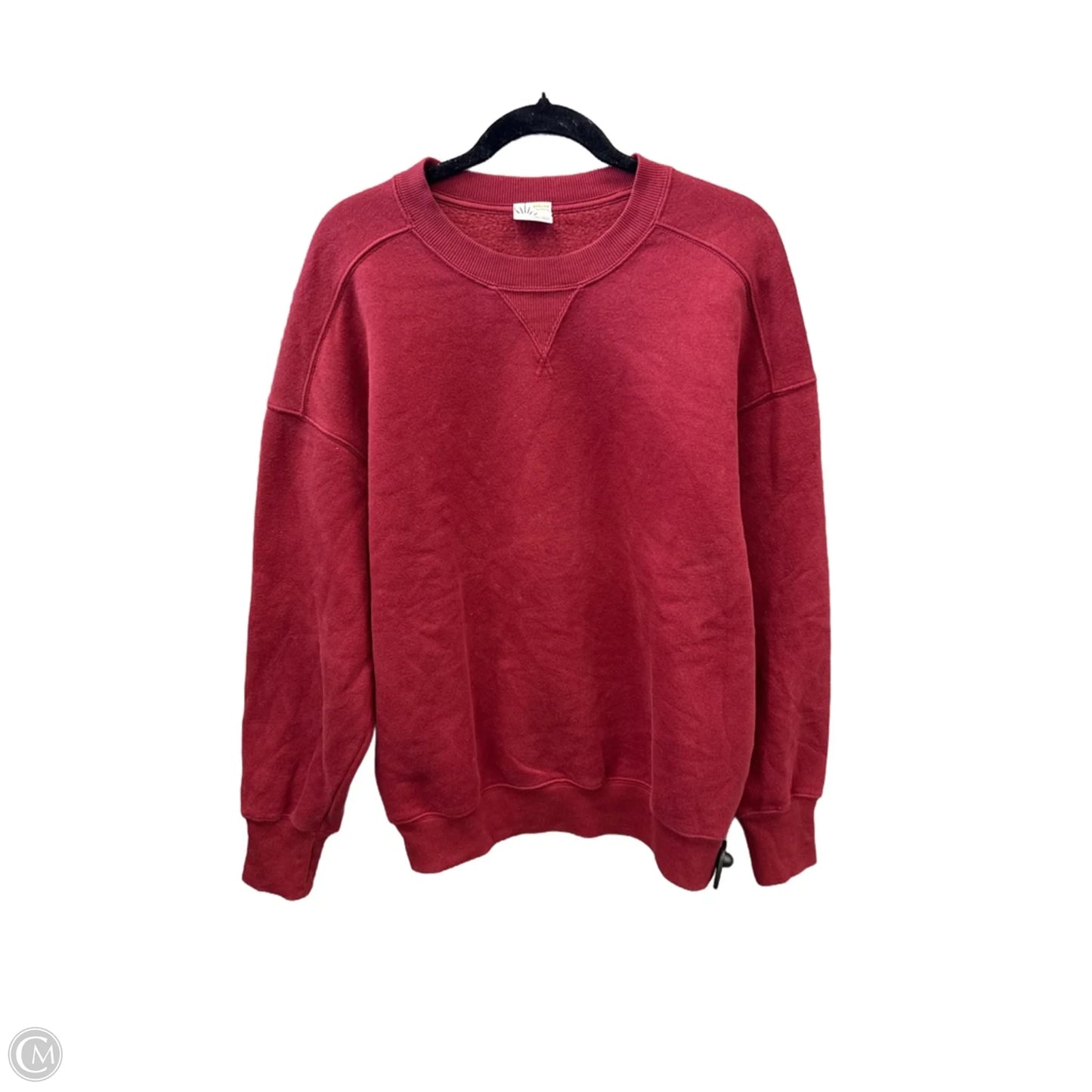 Sweatshirt Crewneck By Aerie In Red, Size: S