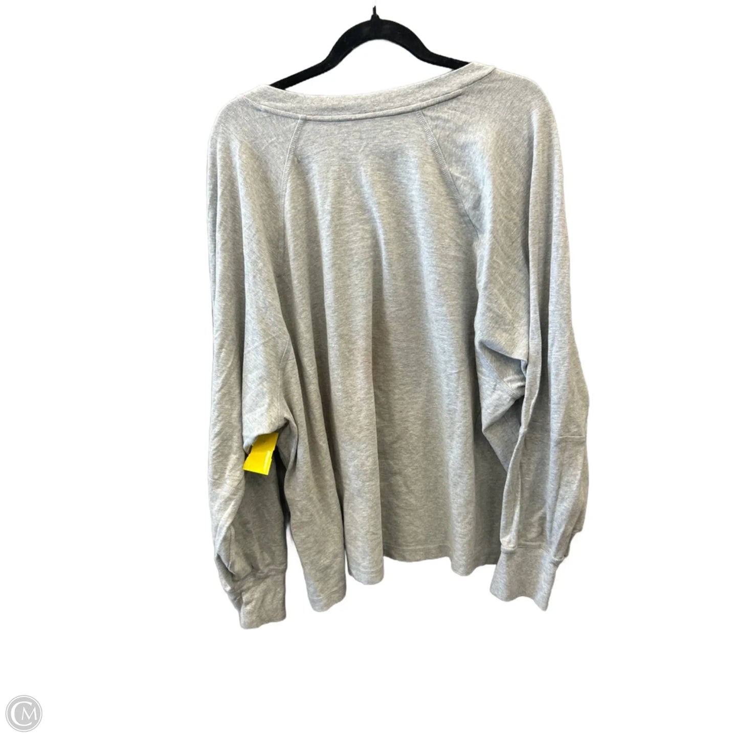 Top Long Sleeve By Aerie In Grey, Size: Xl