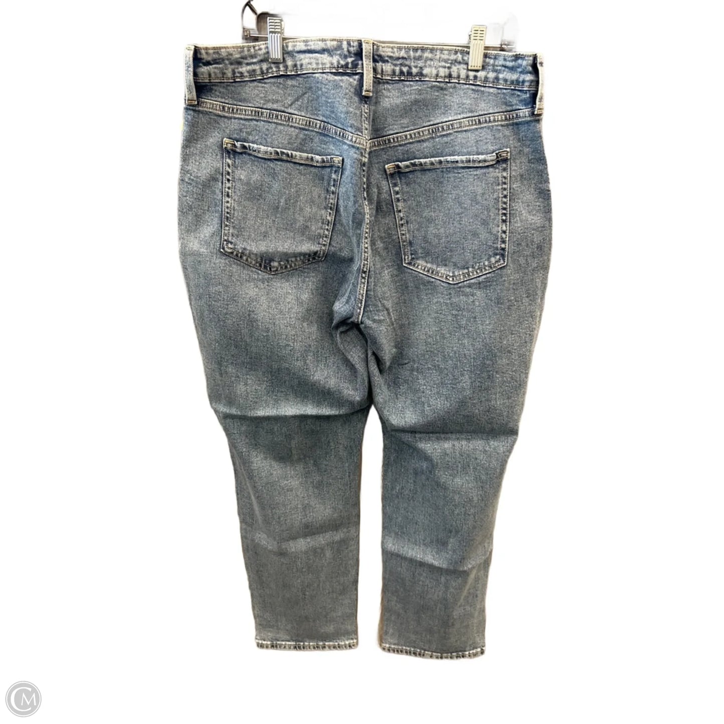 Jeans Straight By Old Navy In Blue Denim, Size: 14