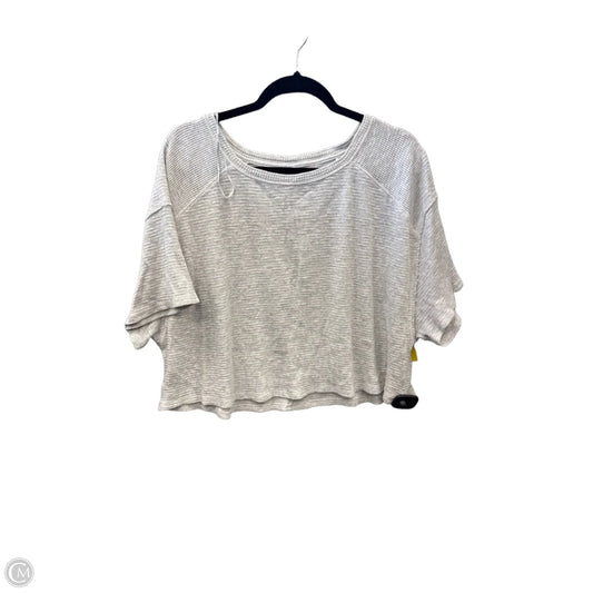 Top Short Sleeve By Aerie In Grey, Size: Xl