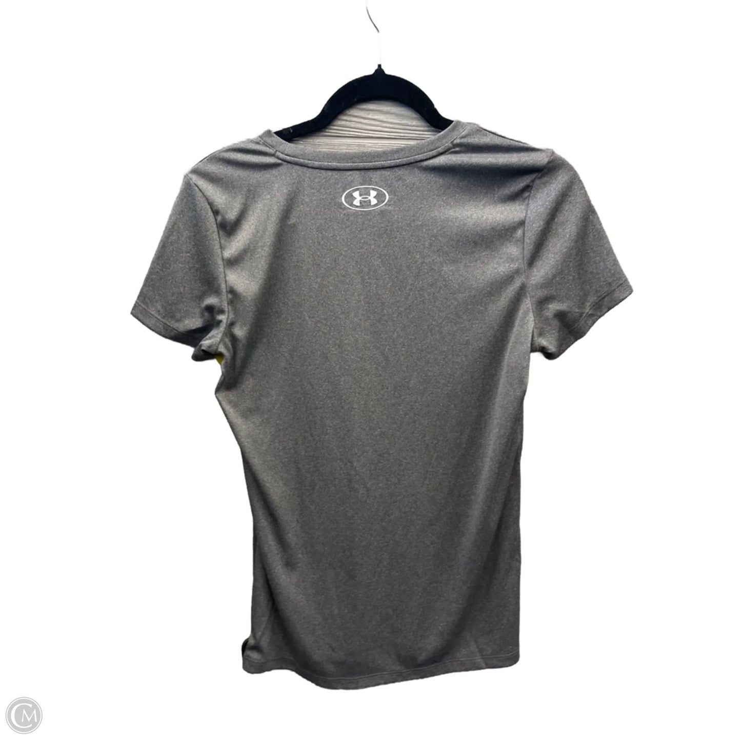 Athletic Top Short Sleeve By Under Armour In Grey