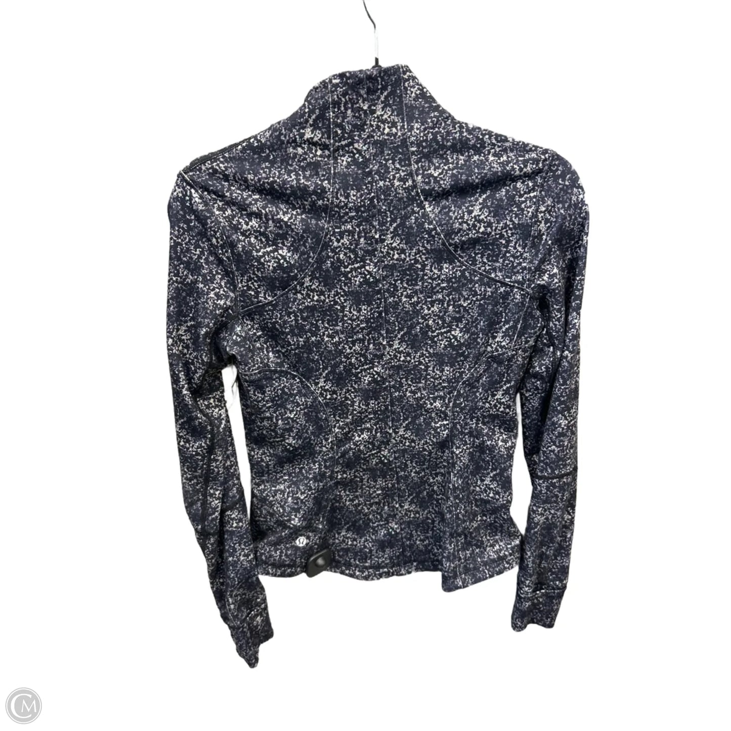 Athletic Jacket By Lululemon In Black, Size: 6