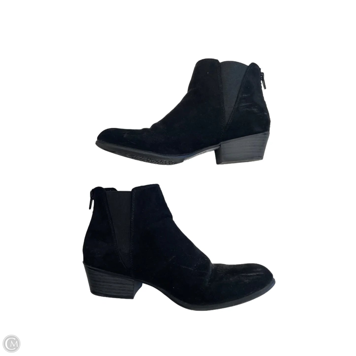 Boots Ankle Heels By Esprit In Black, Size: 7