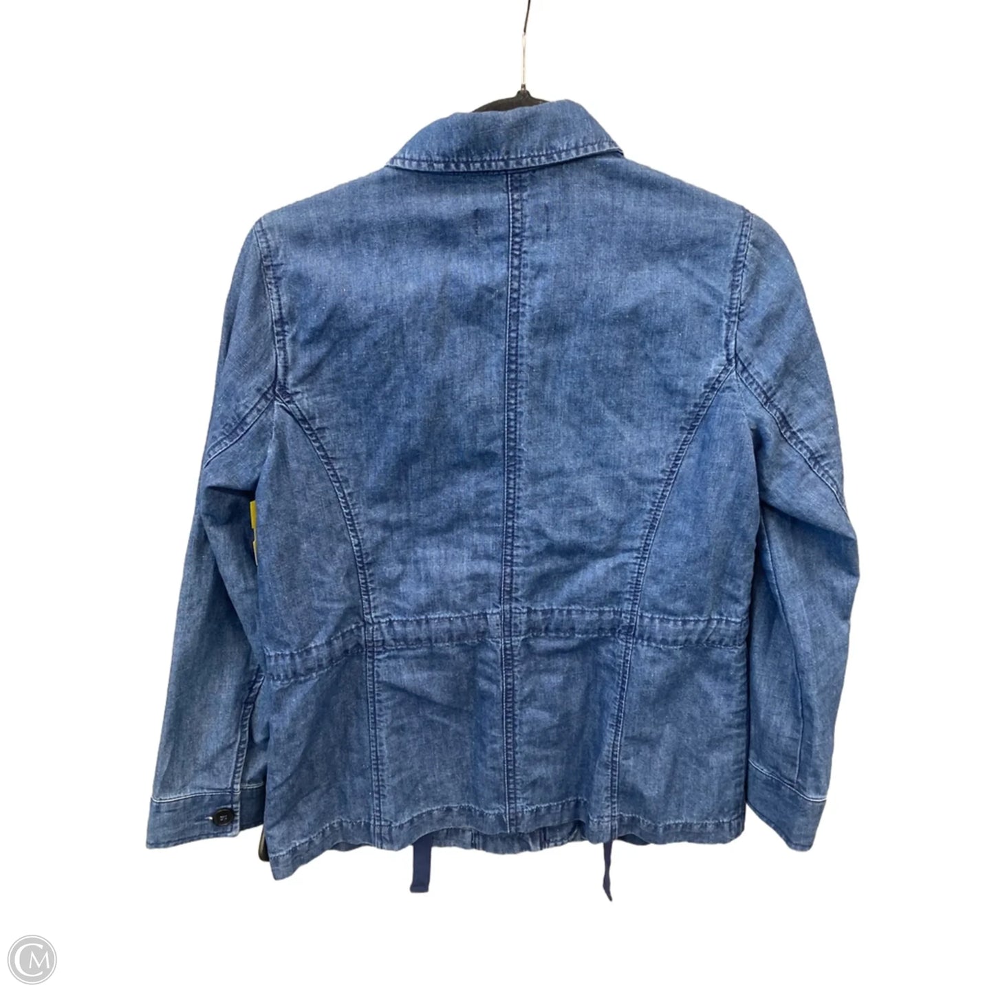 Jacket Shirt By Talbots In Blue, Size: S