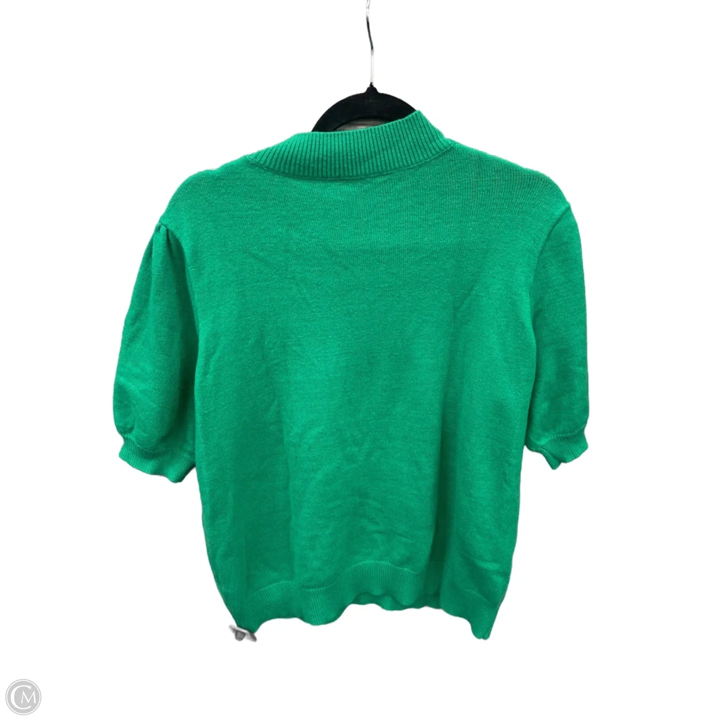 Sweater Short Sleeve By Clothes Mentor In Green, Size: L