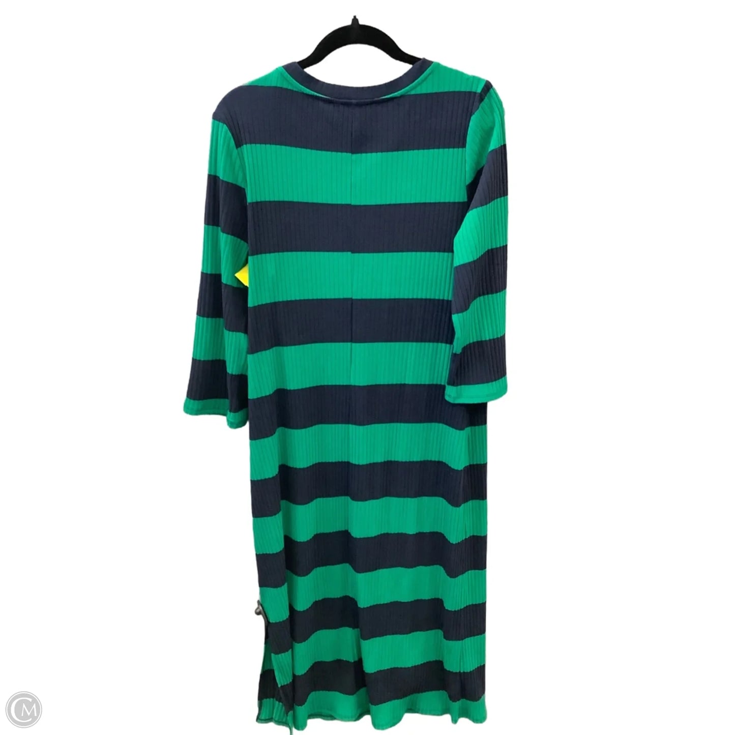 Dress Casual Maxi By Loft In Blue & Green, Size: L