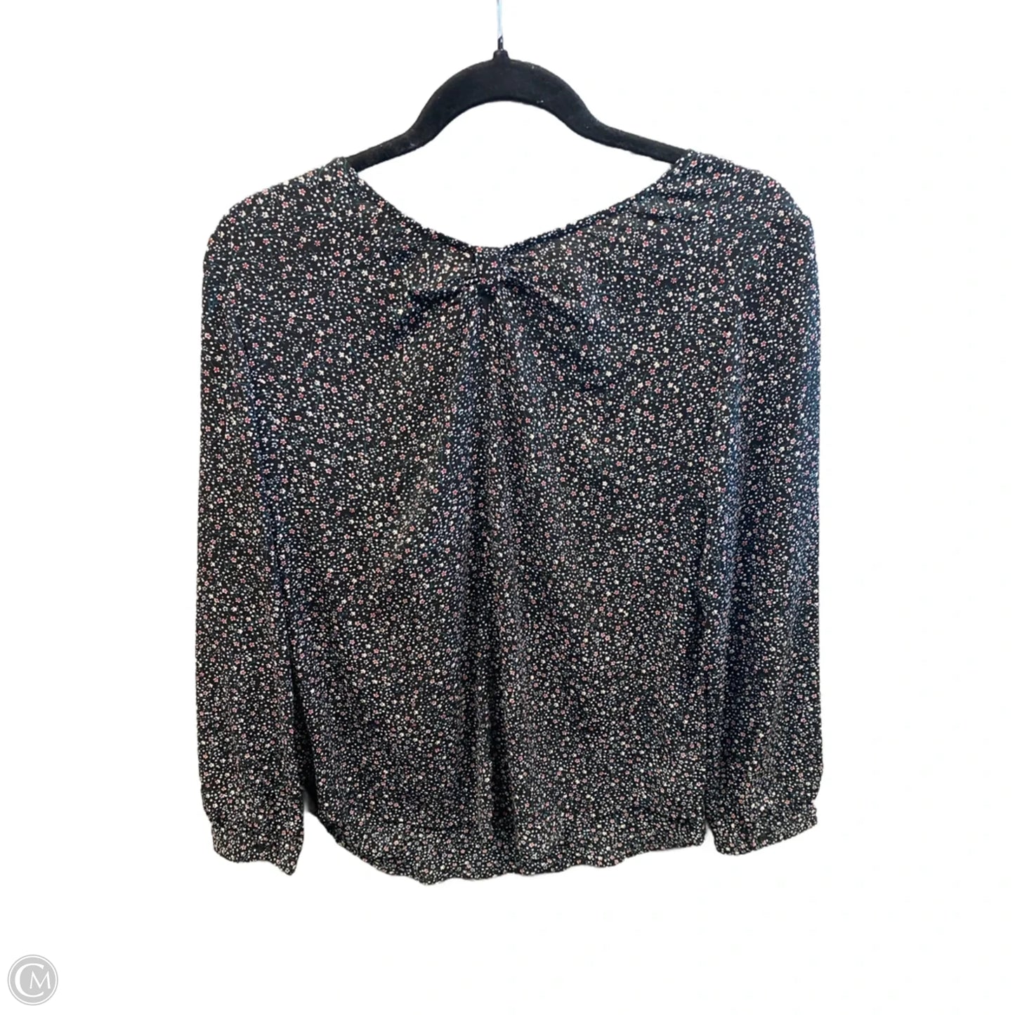 Top Long Sleeve By Loft In Floral Print, Size: M