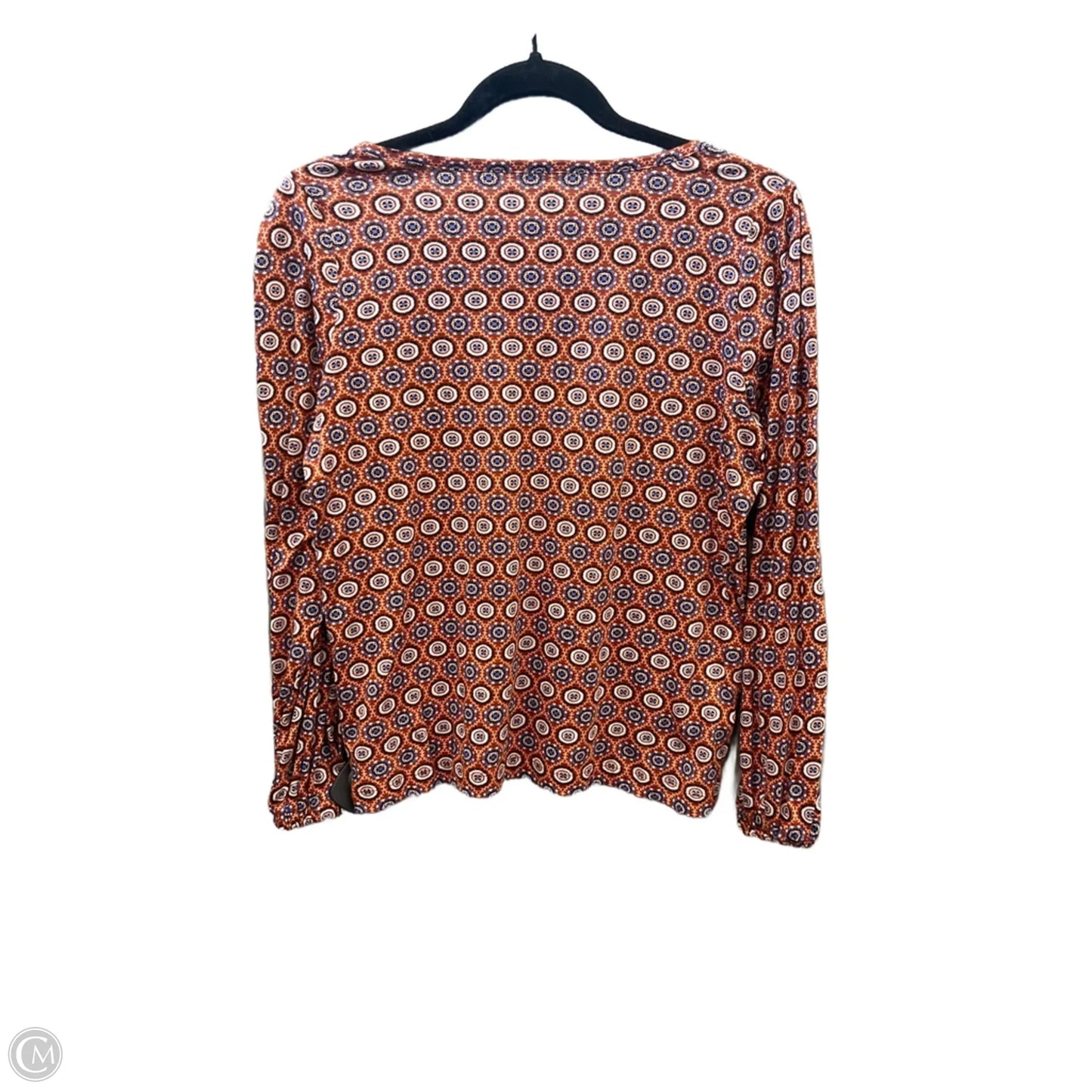 Top Long Sleeve By Loft In Orange, Size: M