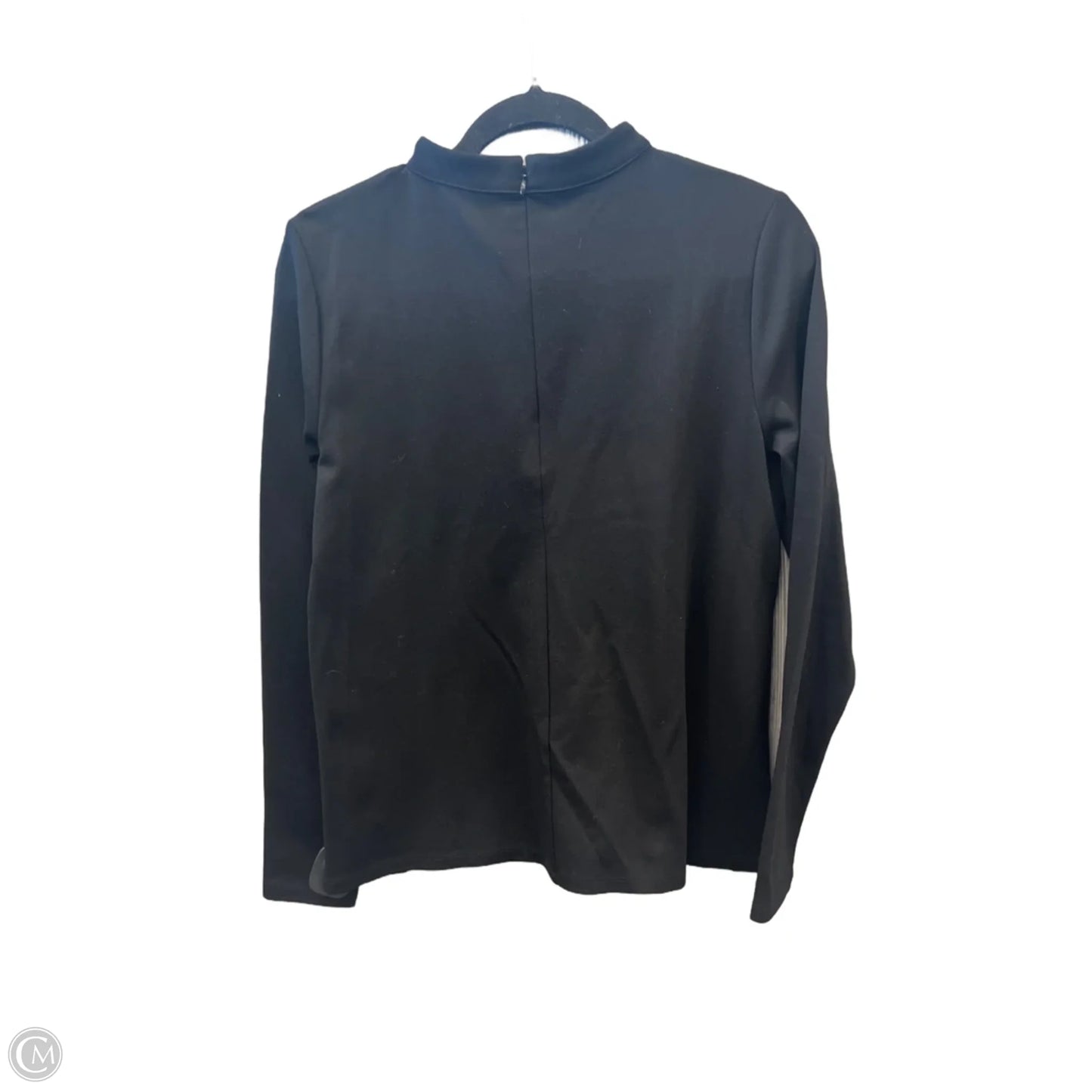 Top Long Sleeve By Ann Taylor In Black, Size: S