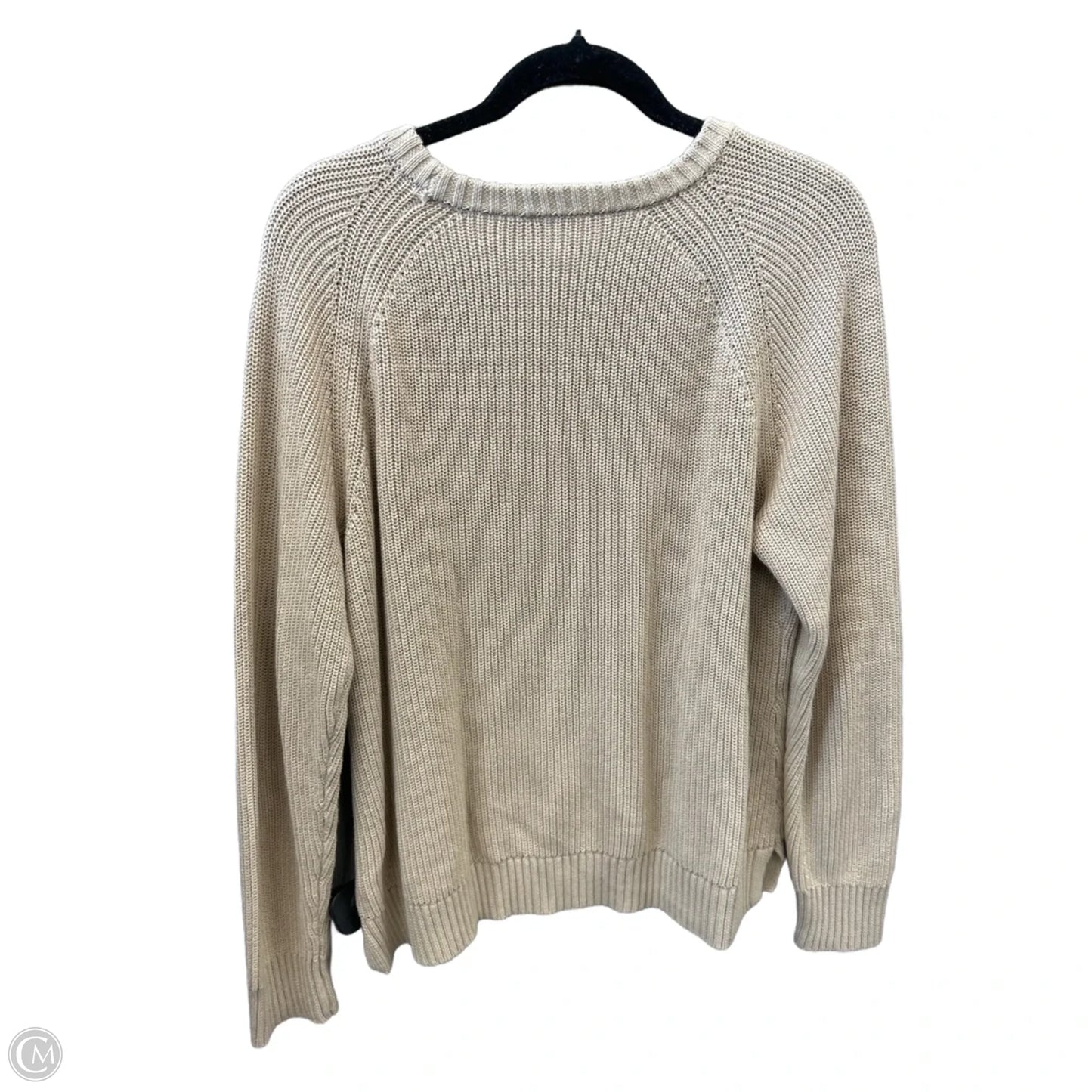 Sweater By Clothes Mentor In Beige, Size: L