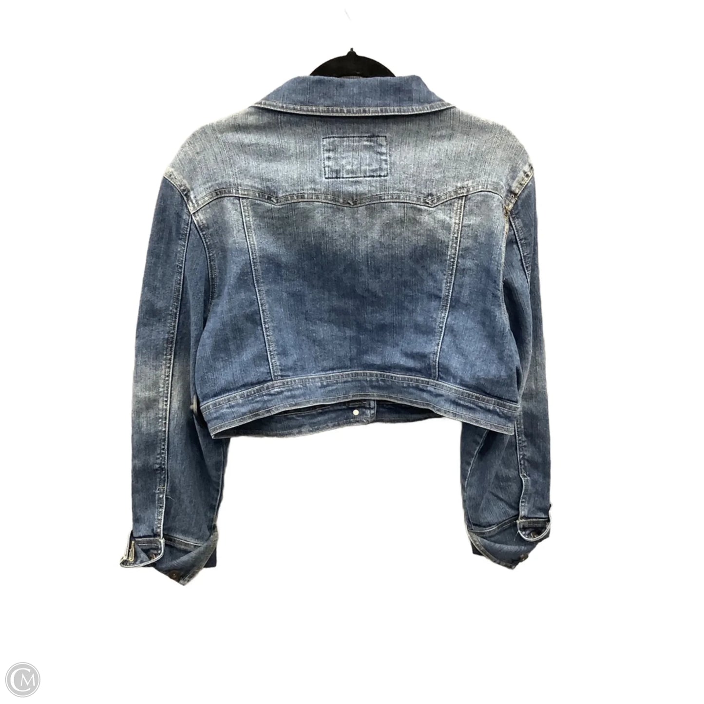 Jacket Denim By Clothes Mentor In Blue Denim, Size: Xl