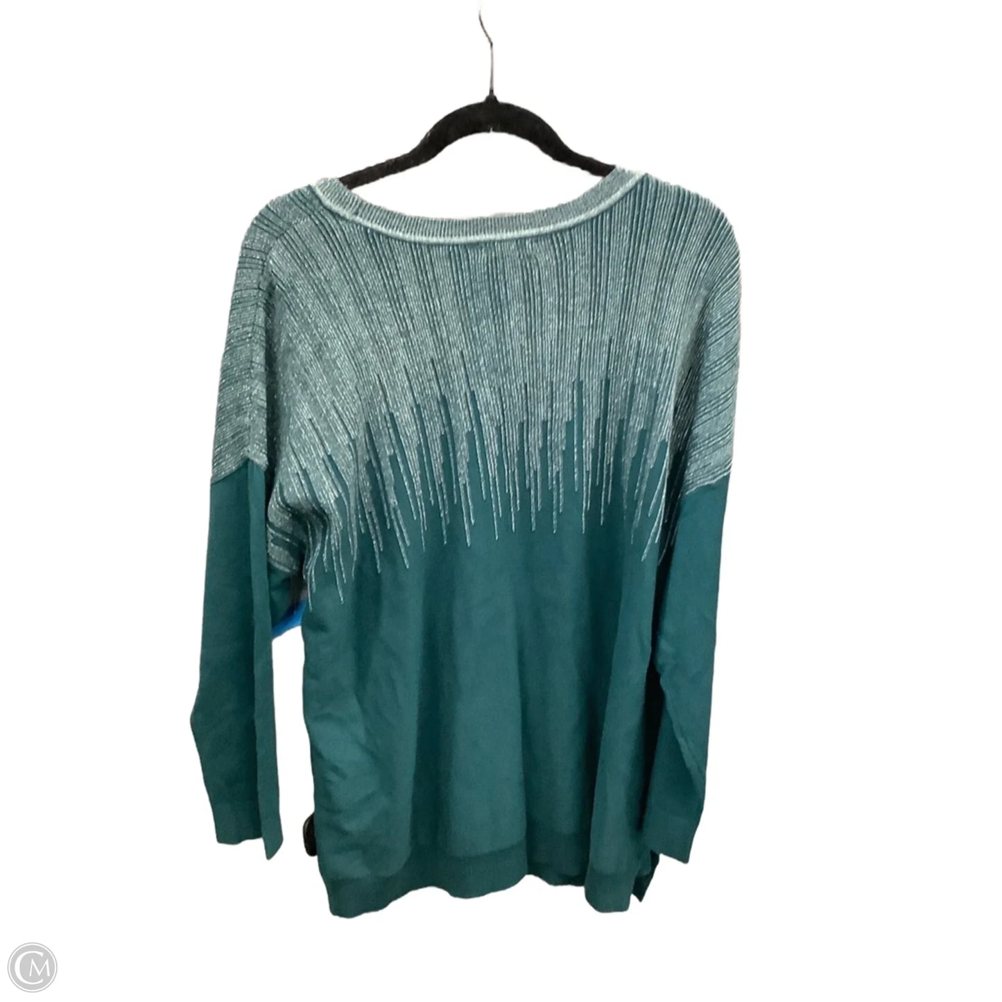 Top Long Sleeve By Alfani In Green, Size: 3x