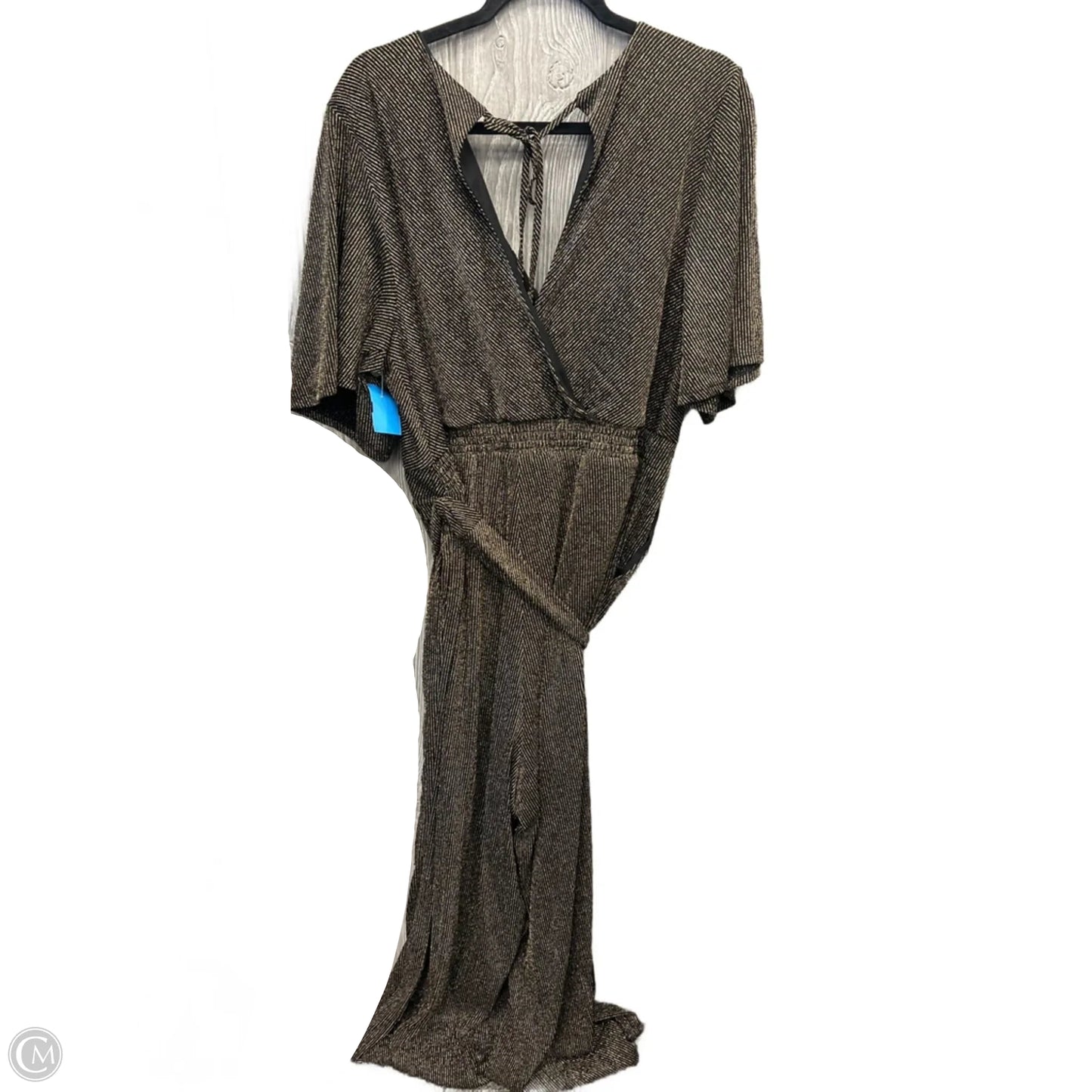 Dress Party Midi By Torrid In Black & Gold, Size: 2x