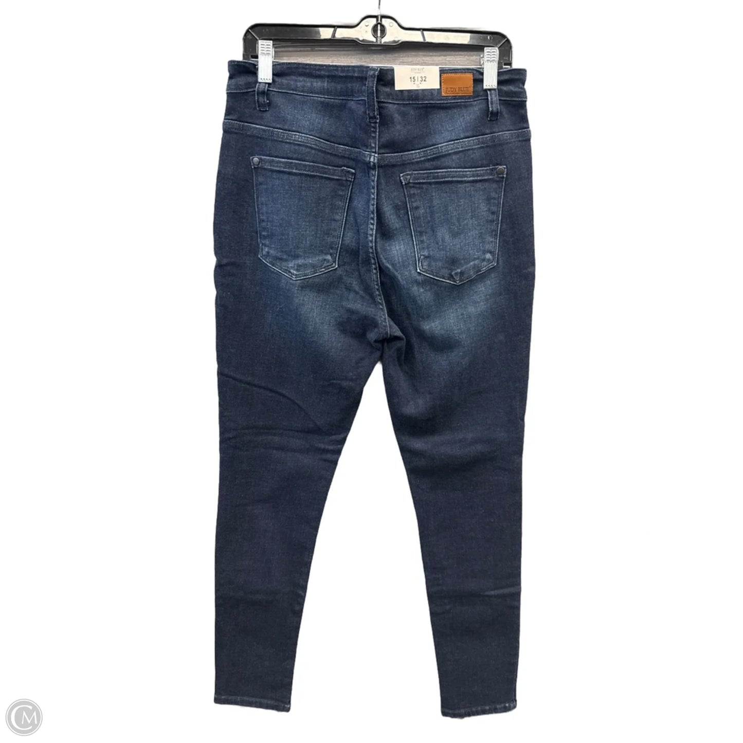 Jeans Skinny By Judy Blue In Blue Denim, Size: 14