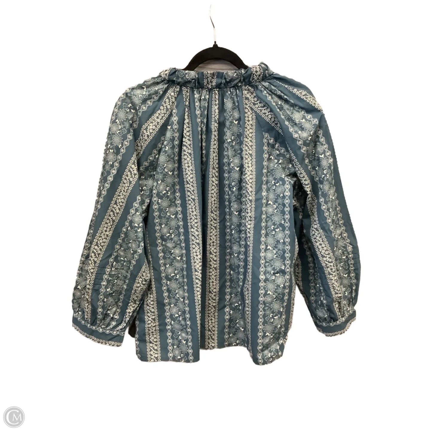 Top Long Sleeve By Ana In Blue, Size: L