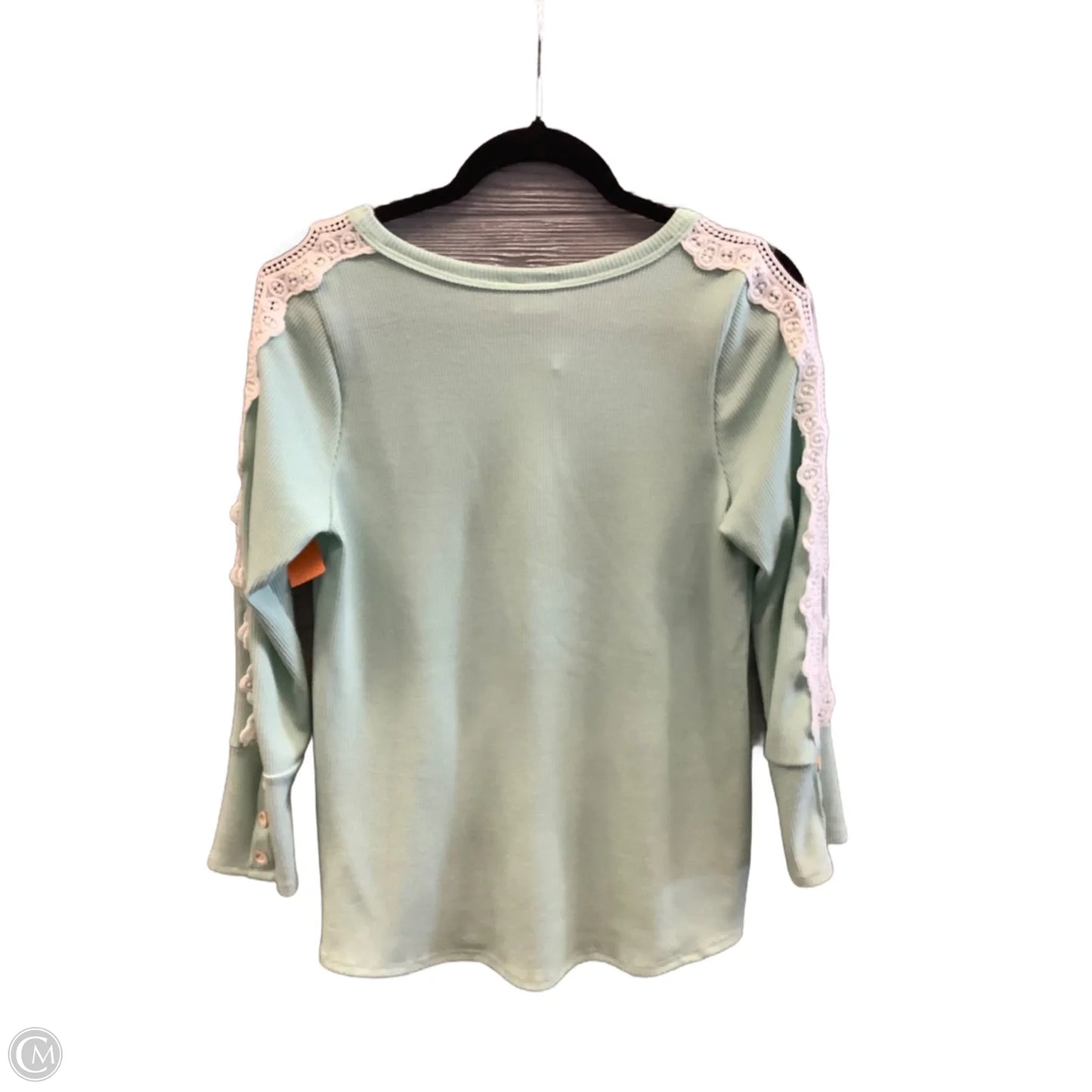 Top Long Sleeve By Lovely Melody In Green, Size: S