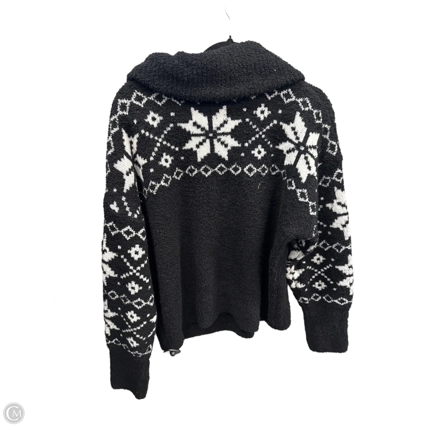Sweatshirt Collar By Time And Tru In Black, Size: Xxl