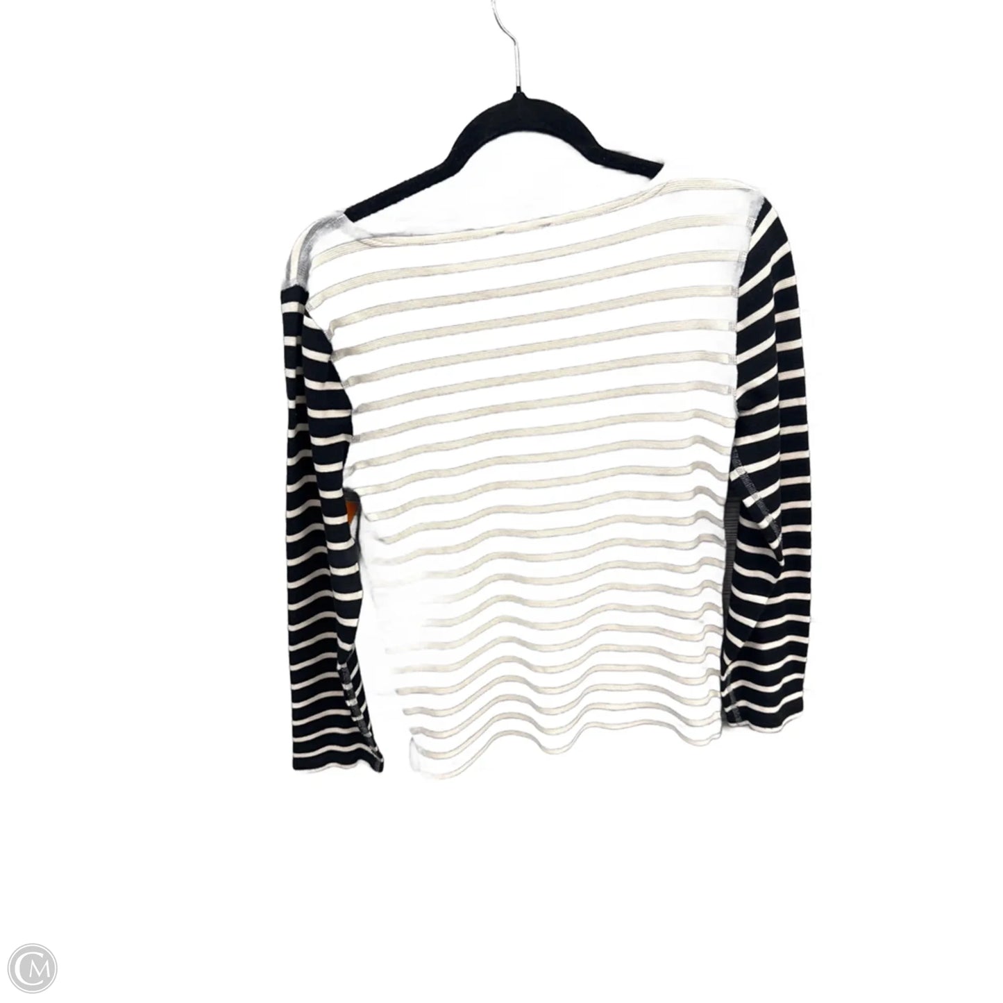 Top Long Sleeve By J. Crew In Striped Pattern, Size: L