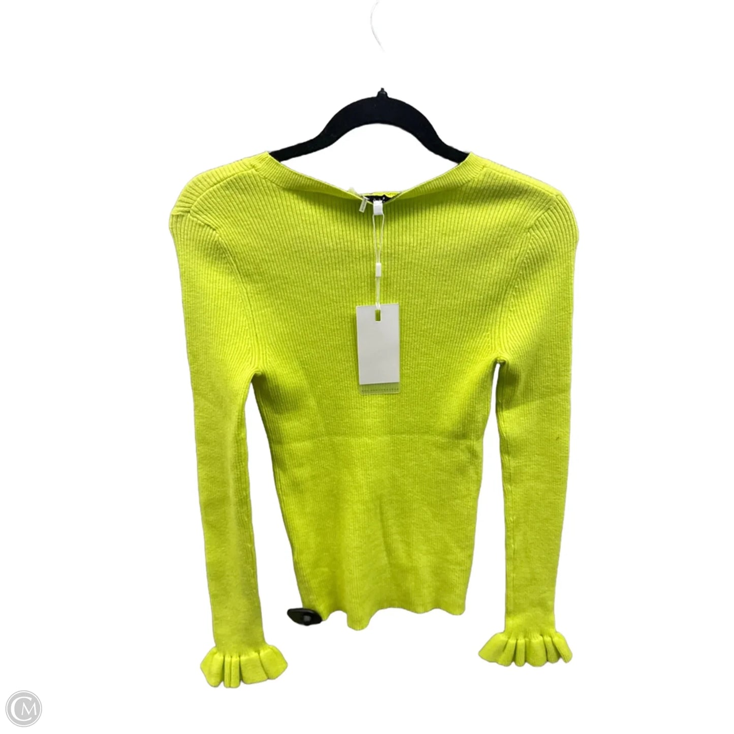 Top Long Sleeve By Endless Rose In Green, Size: S