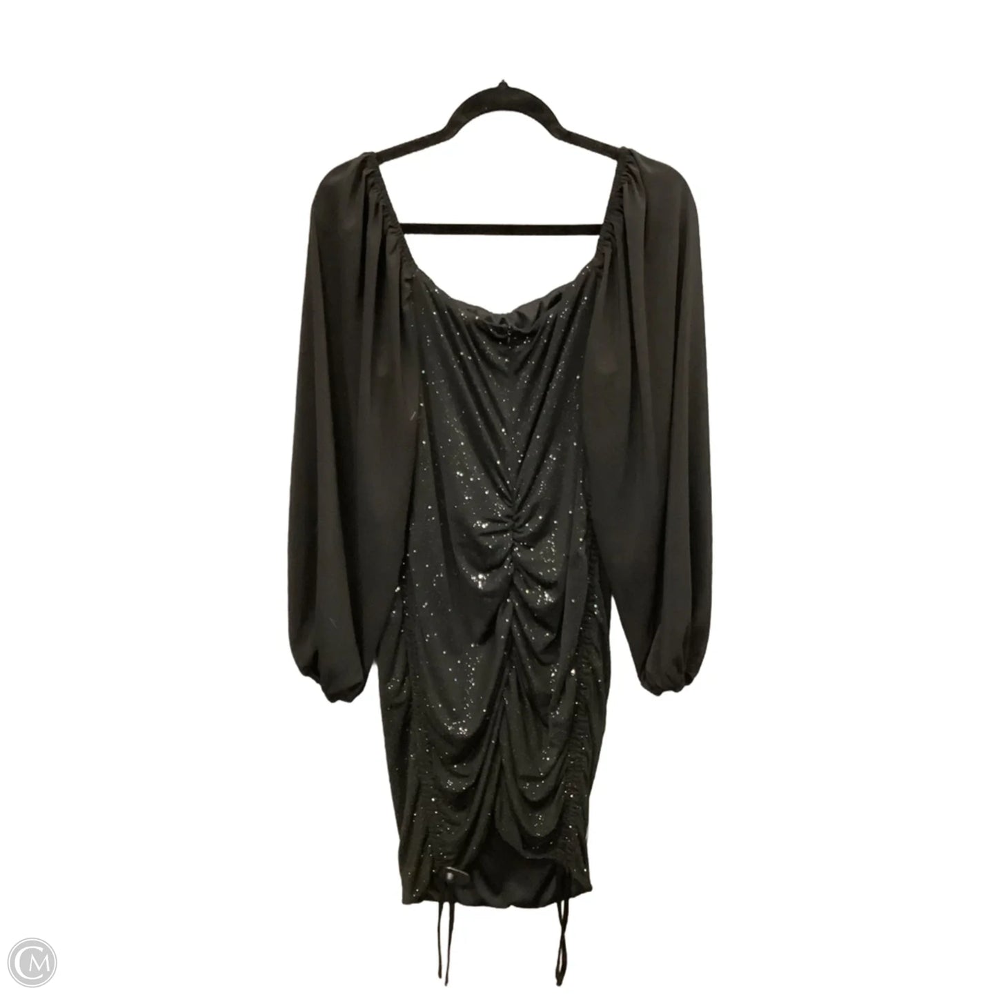 Dress Party Midi By Clothes Mentor In Black, Size: 2x