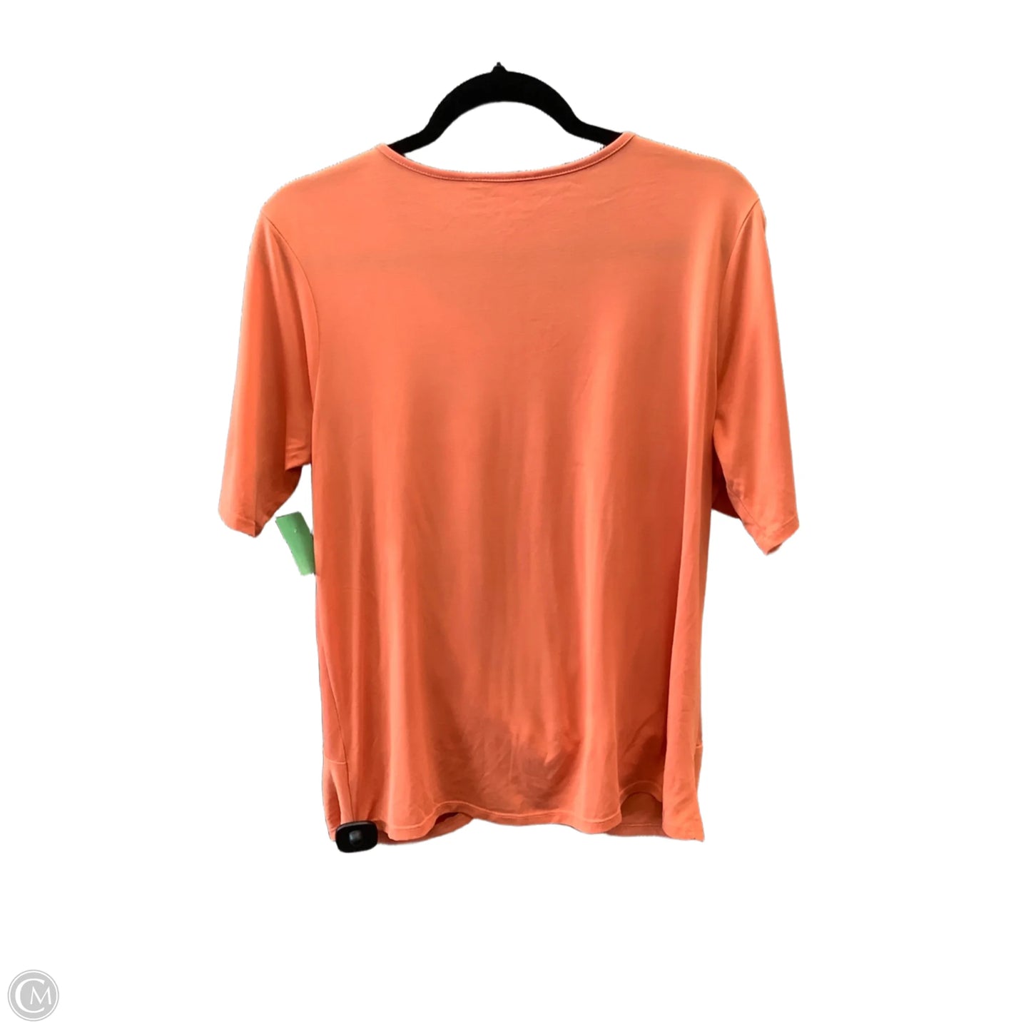 Top Short Sleeve Basic By Cato In Orange, Size: M