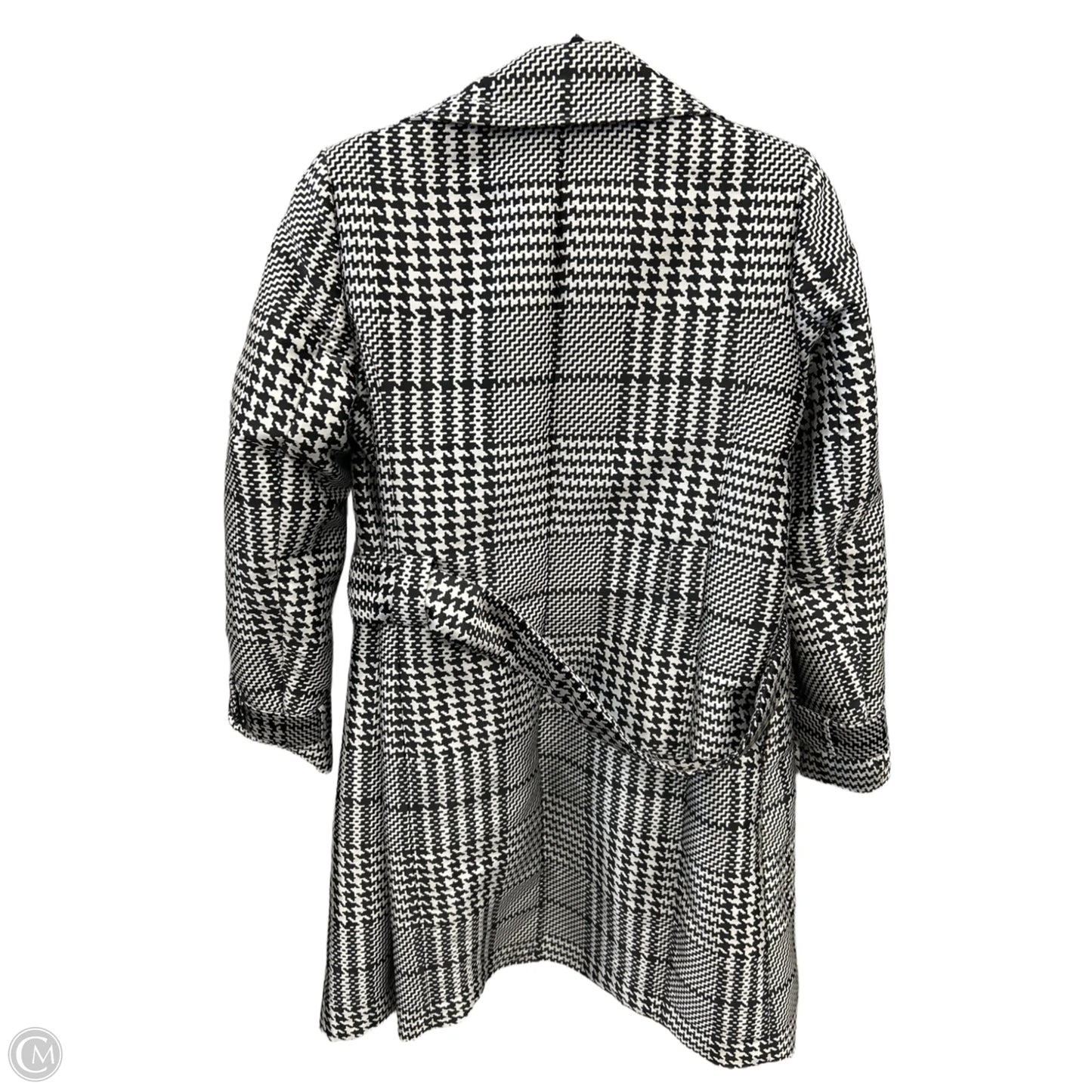 Coat Trench Coat By White House Black Market In Black & White, Size: M