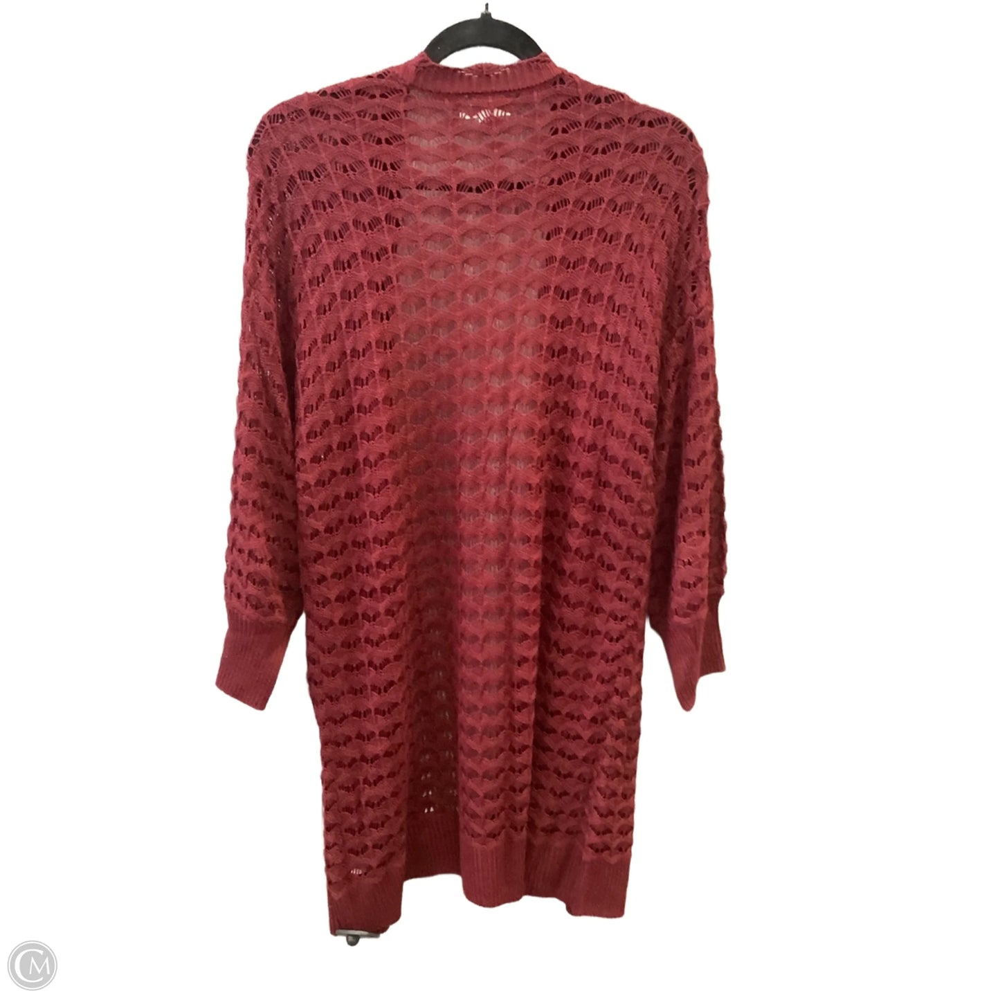 Sweater Cardigan By Lc Lauren Conrad In Red, Size: L