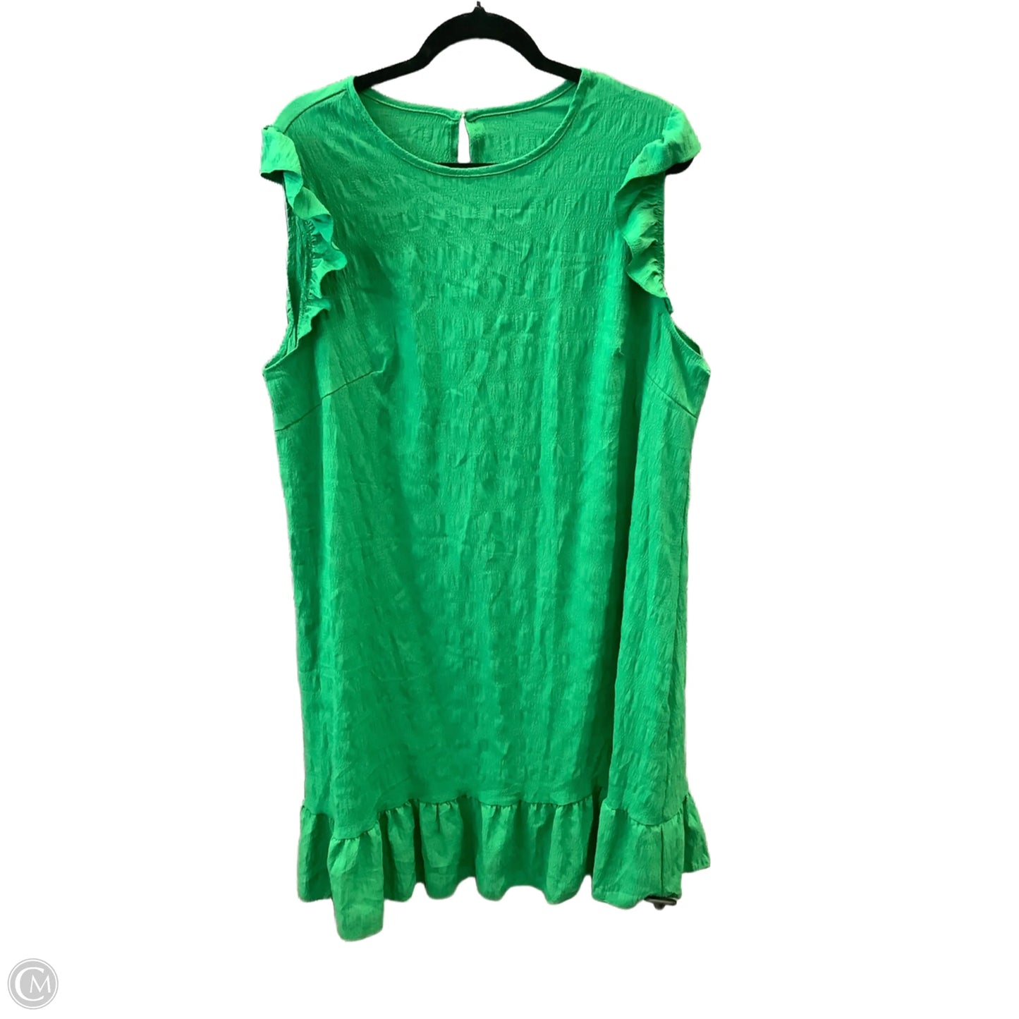 Dress Casual Midi By Shein In Green, Size: 2x