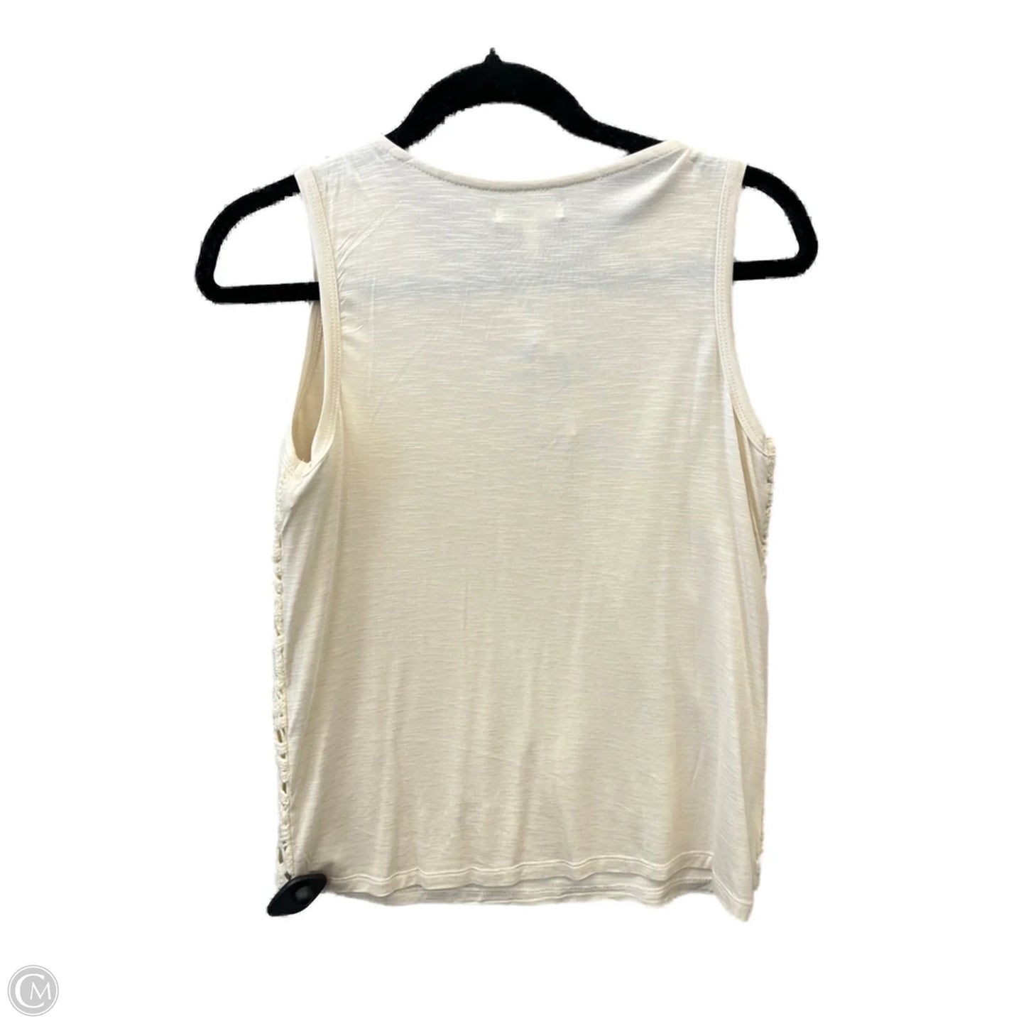 Top Sleeveless By Maurices In Cream, Size: S