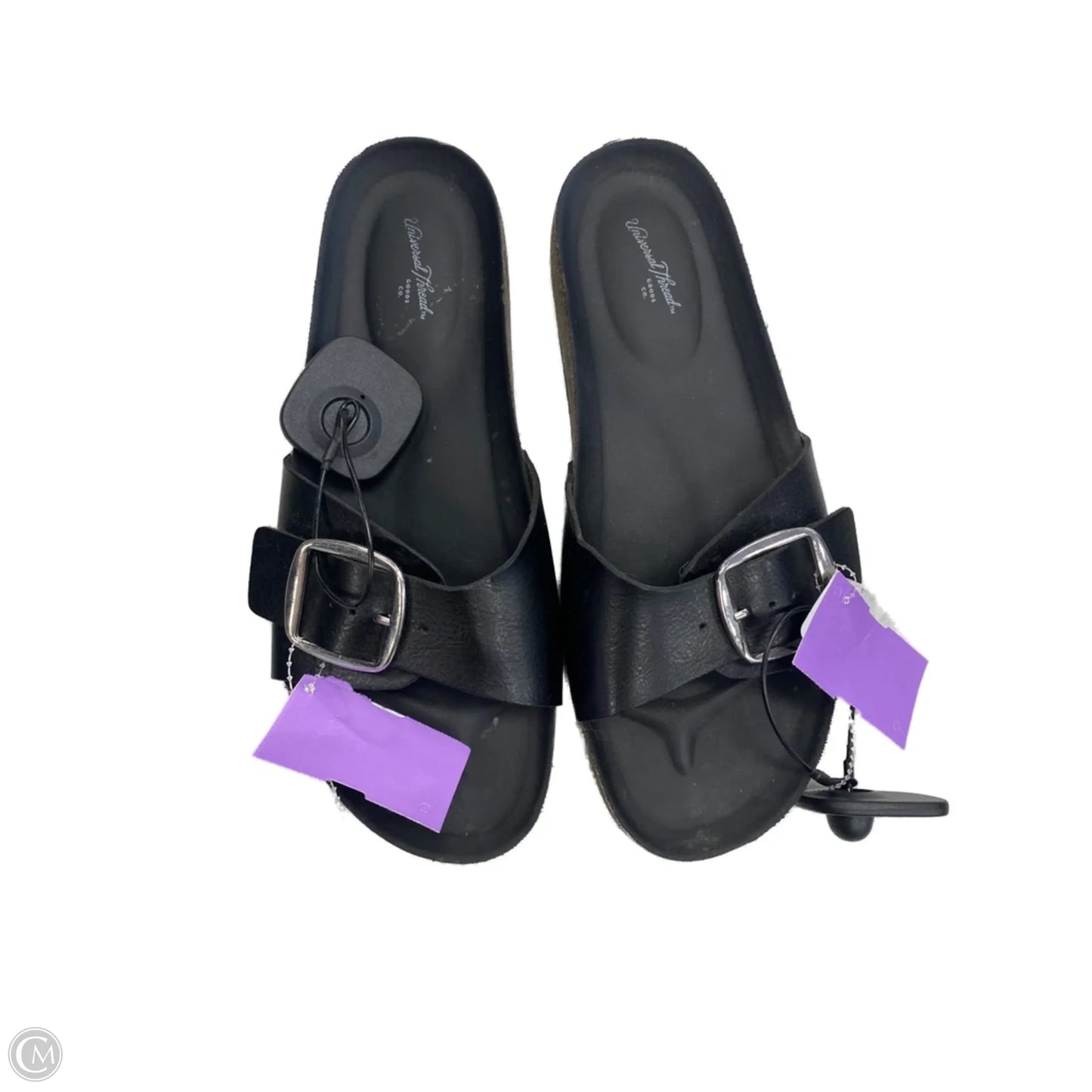 Sandals Flats By Universal Thread In Black, Size: 7.5