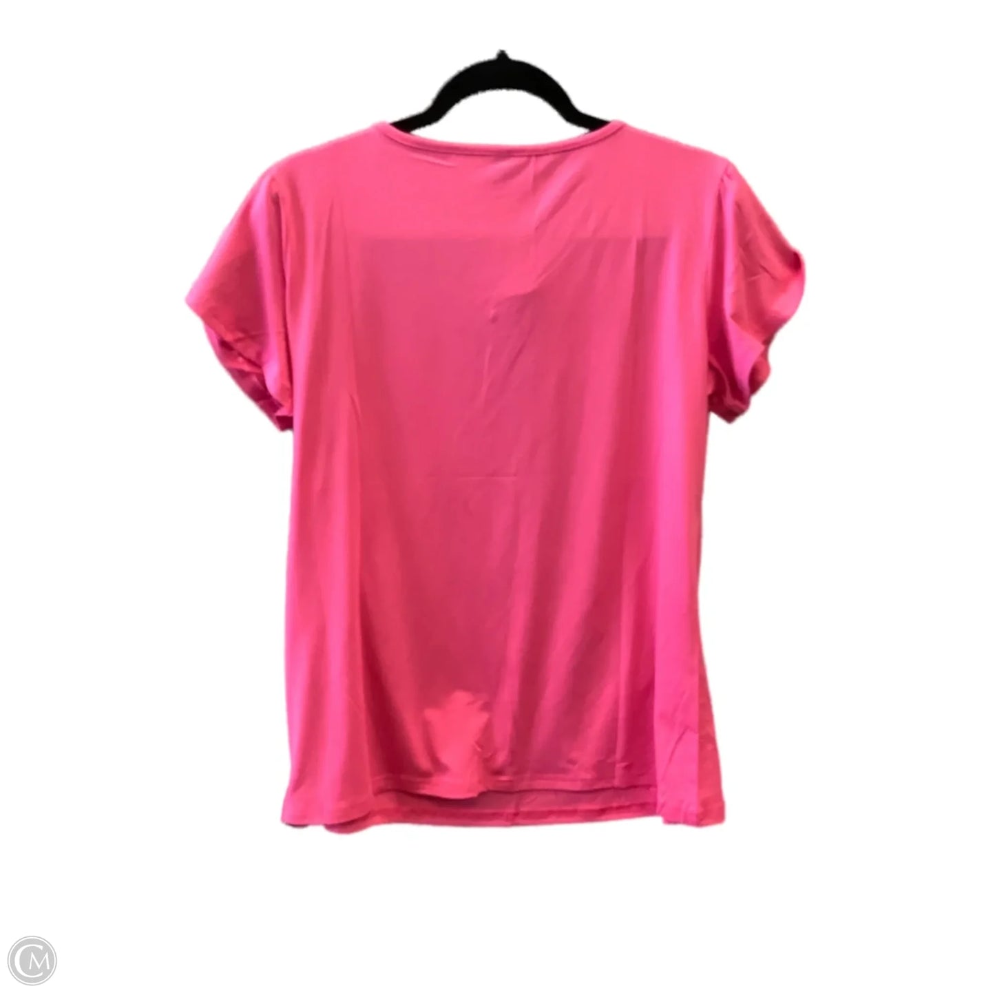 Top Short Sleeve By Clothes Mentor In Pink, Size: L