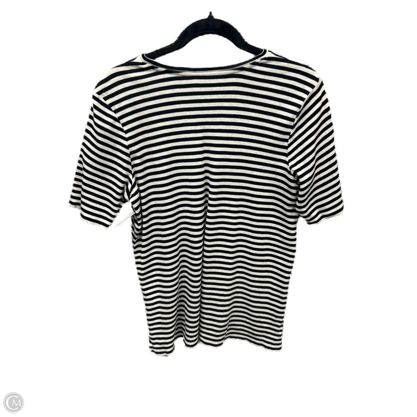 Top Short Sleeve By J. Jill In Striped Pattern, Size: M