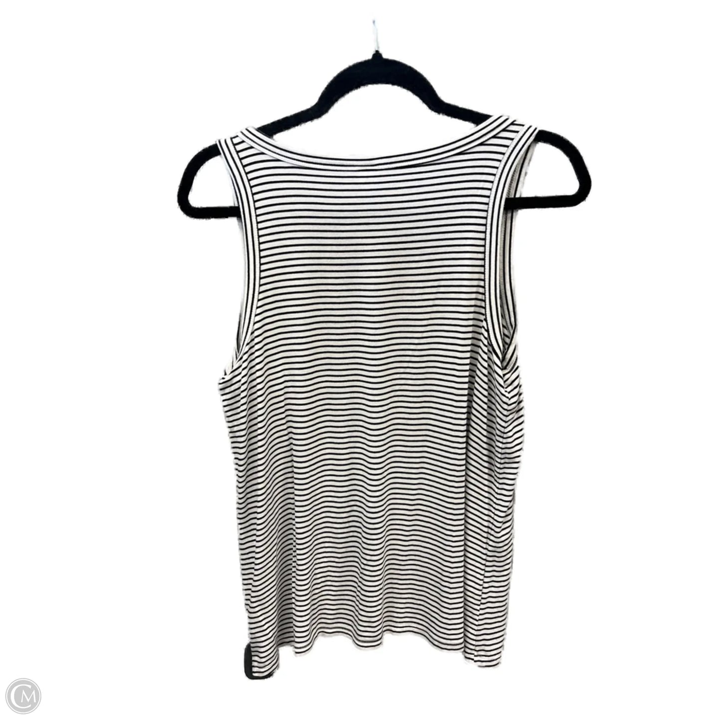 Top Sleeveless By Old Navy In Striped Pattern, Size: M
