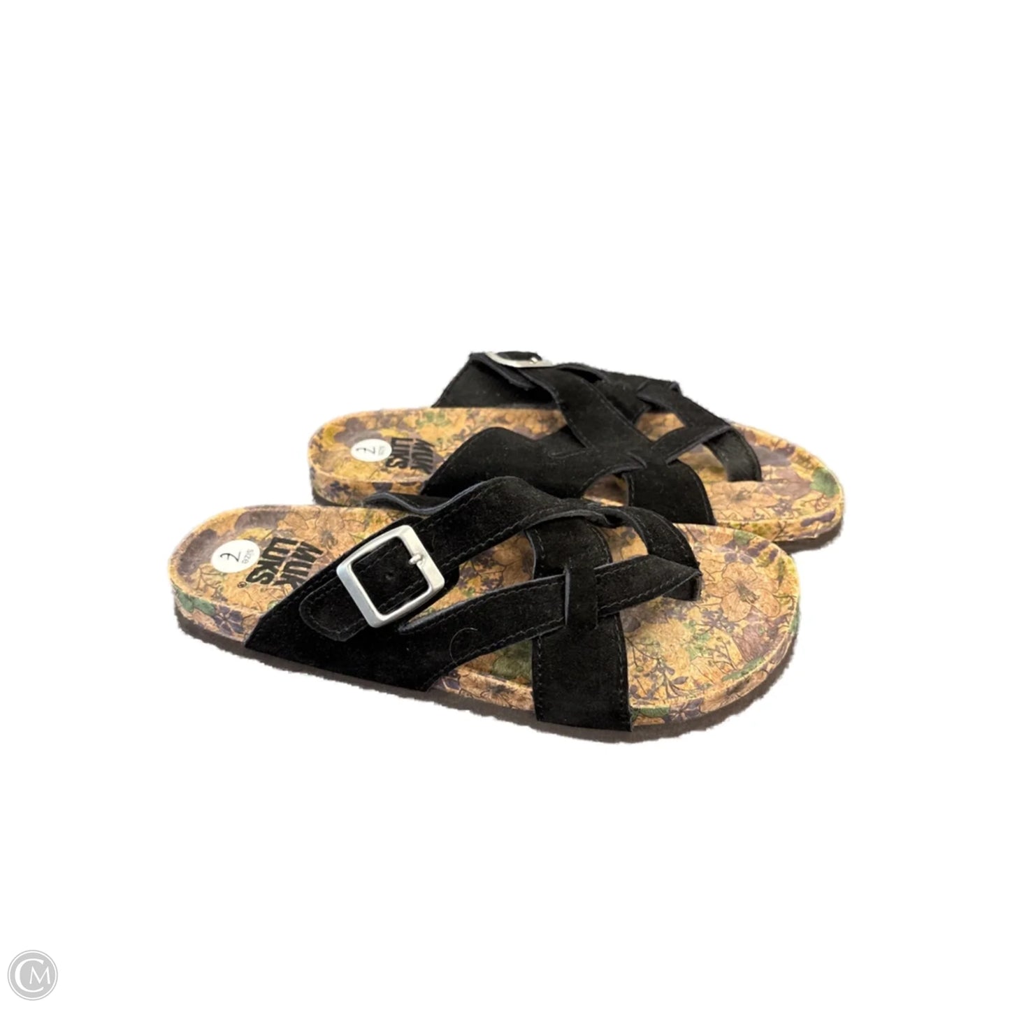 Sandals Flats By Muk Luks In Black, Size: 7