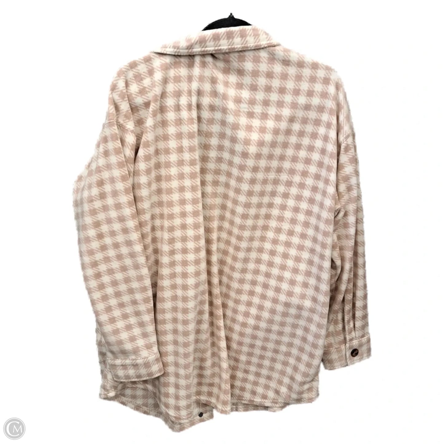 Jacket Fleece By Maurices In Tan & White, Size: Xxl