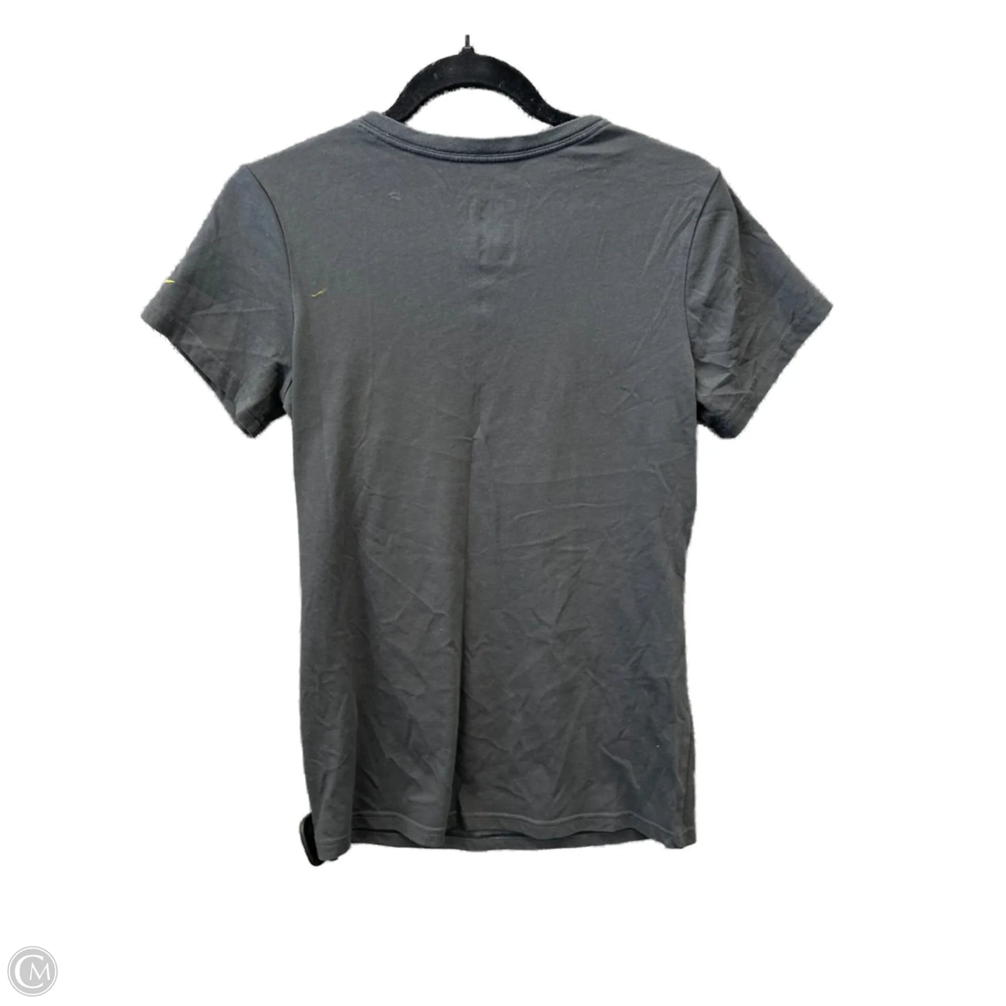 Athletic Top Short Sleeve By Nike Apparel In Grey, Size: M