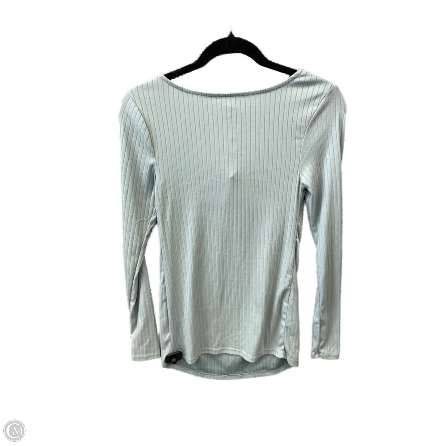 Top Long Sleeve By Cme In Green, Size: S