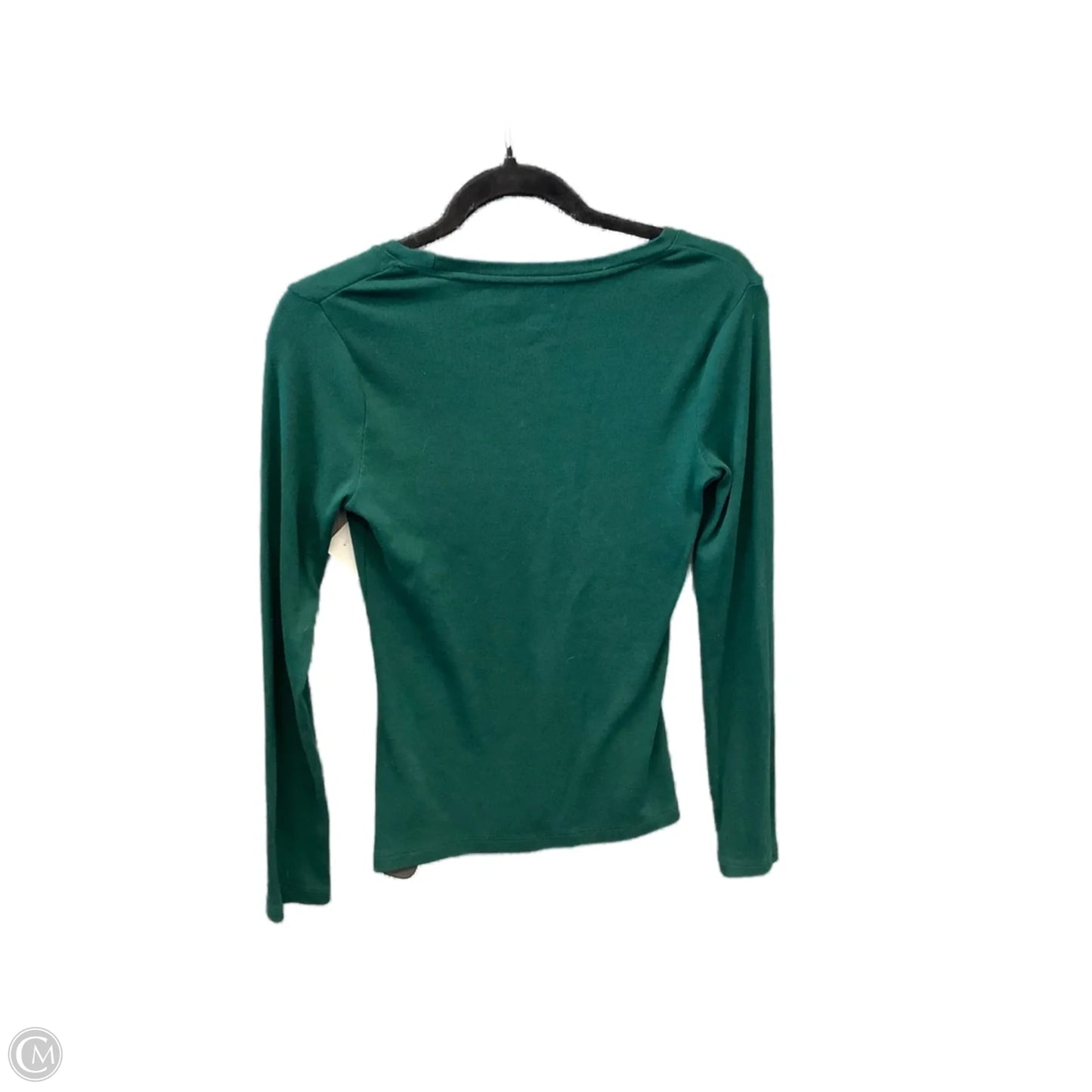 Top Long Sleeve By A New Day In Green, Size: Xs