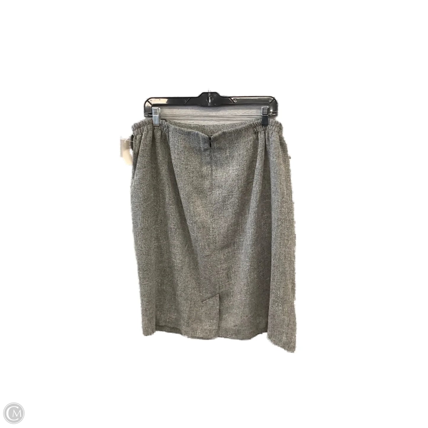 Skirt Midi By Larry Levine In Grey, Size: 22