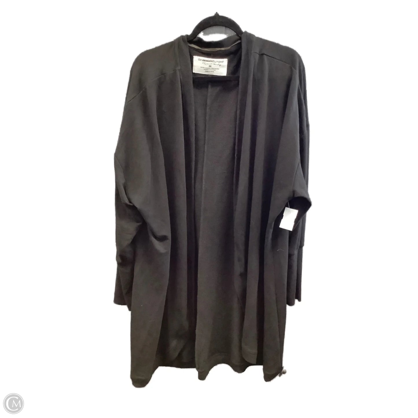 Cardigan By Sweater Project In Black, Size: 3x